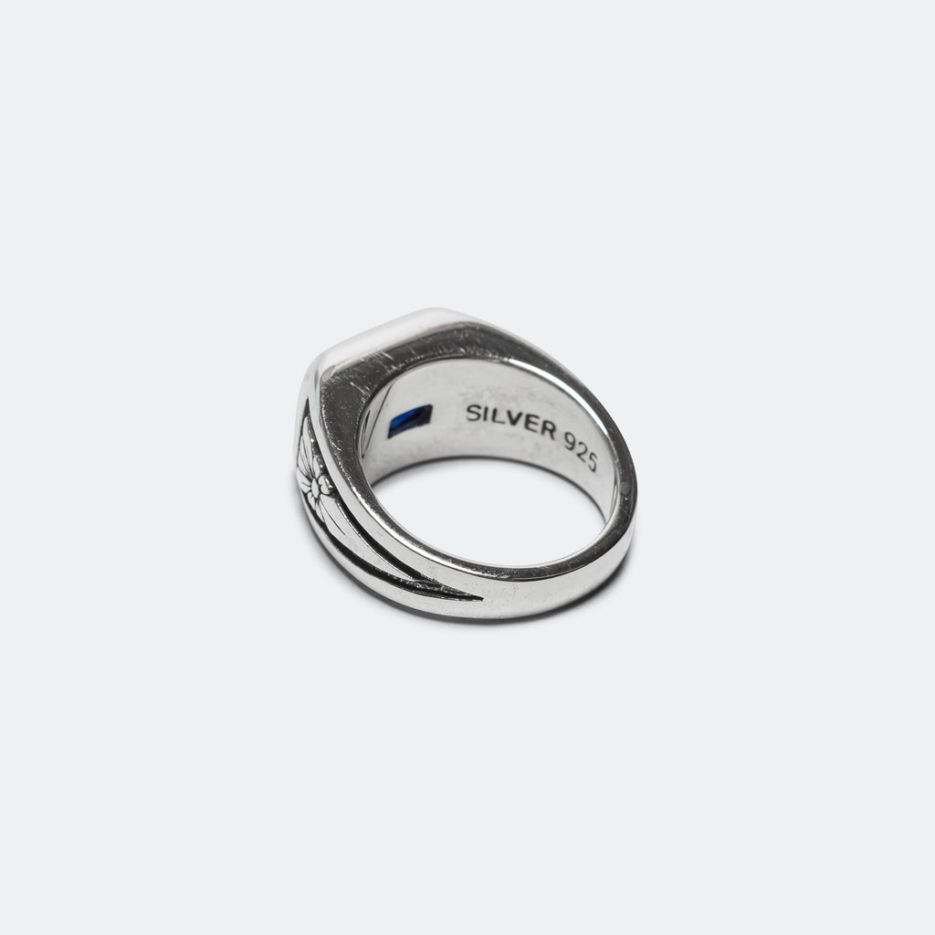 Midnight Ring Slim - 925 Silver/Sapphire