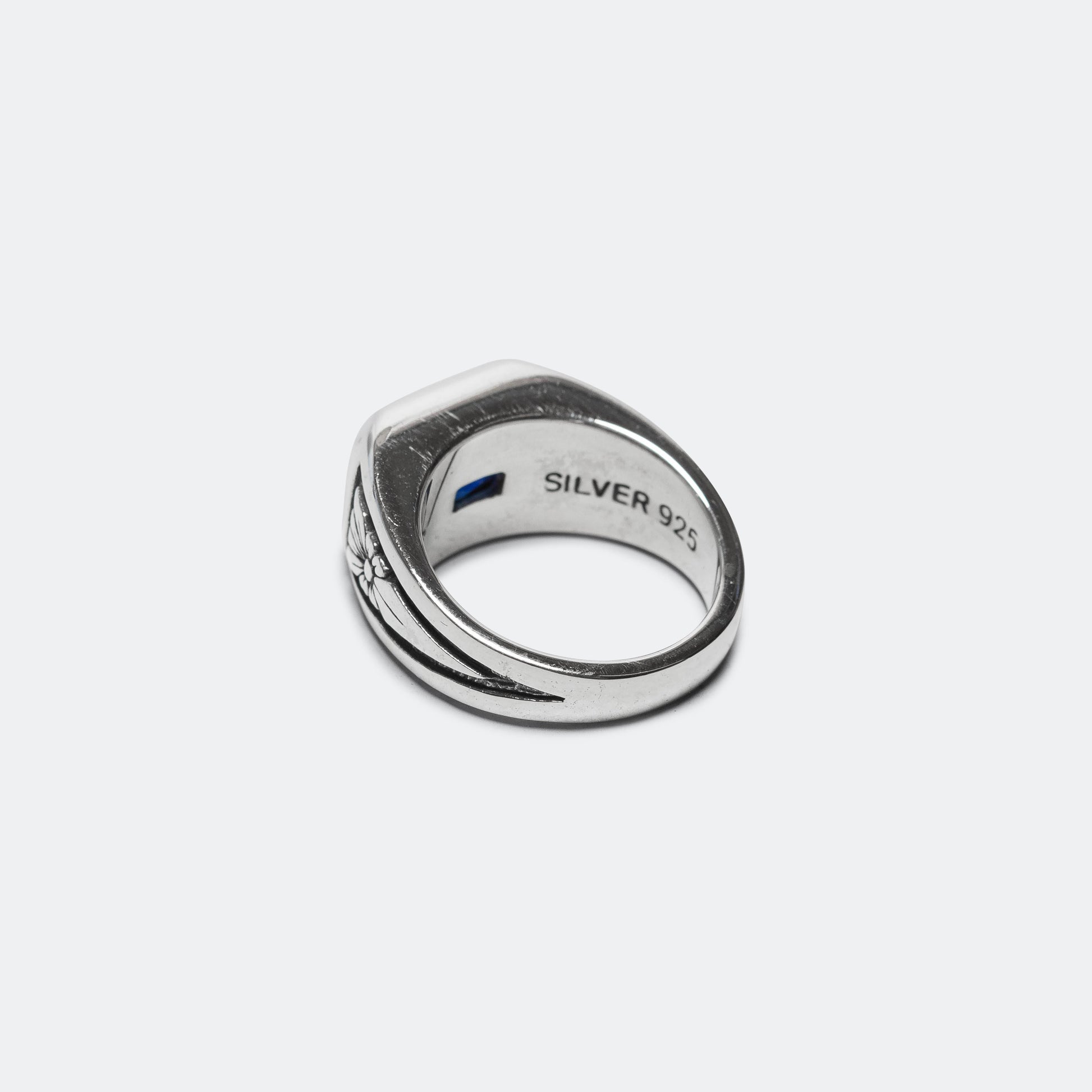 Midnight Ring Slim - 925 Silver/Sapphire