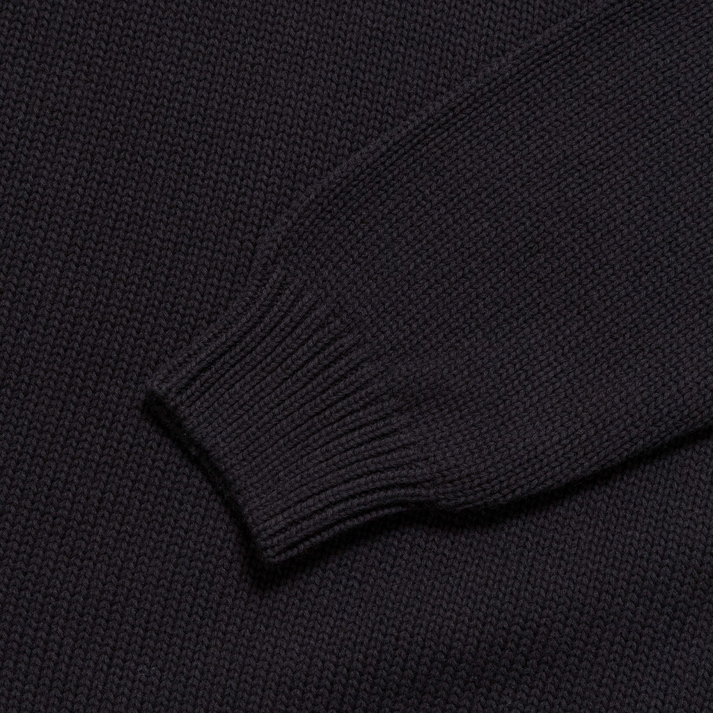 Fishermans Crew - Black Cotton Wool