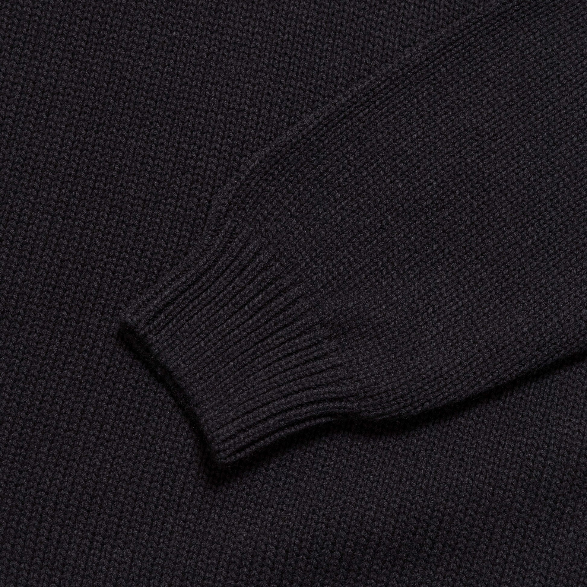 Fishermans Crew - Black Cotton Wool