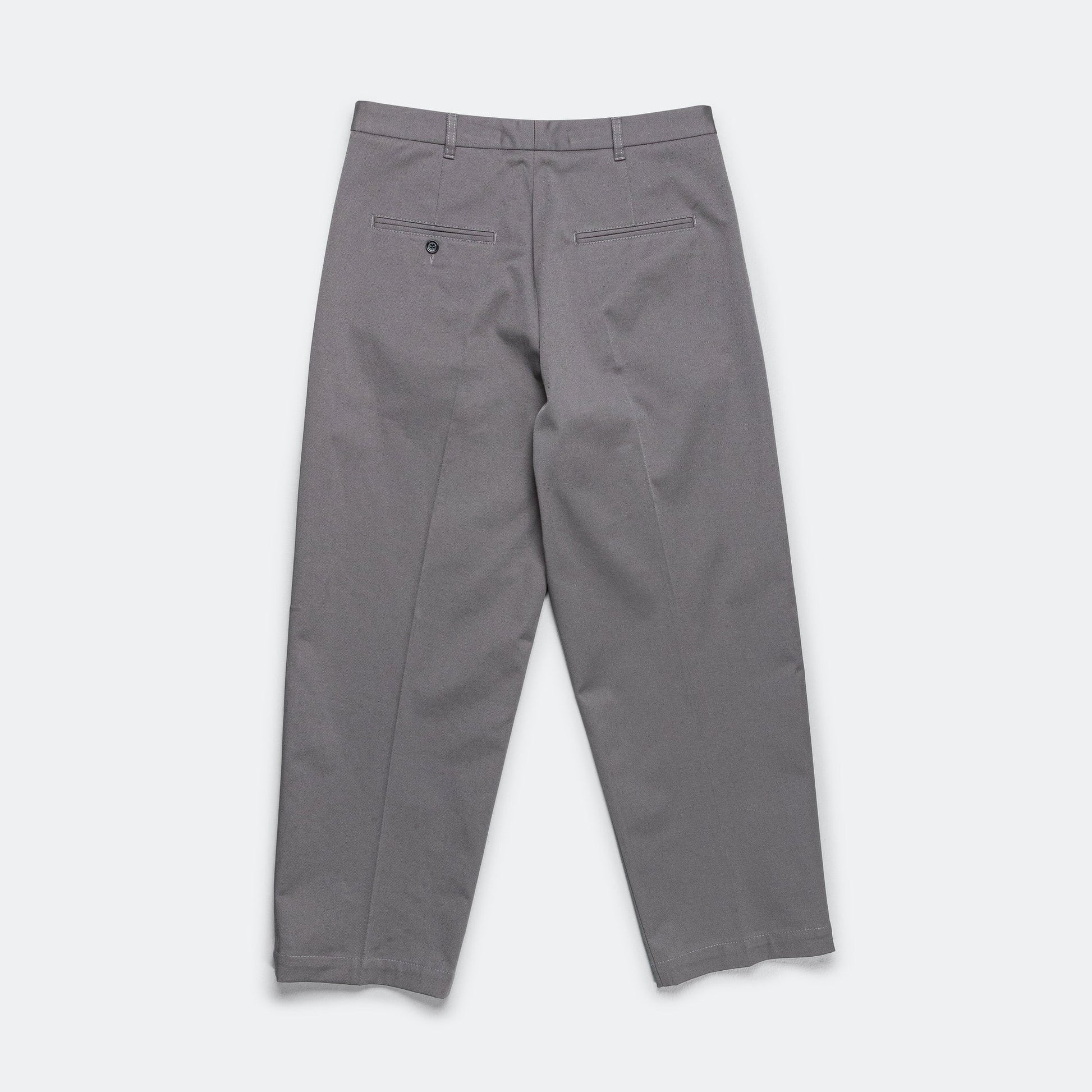 Gabardine Classic Trousers - Grey