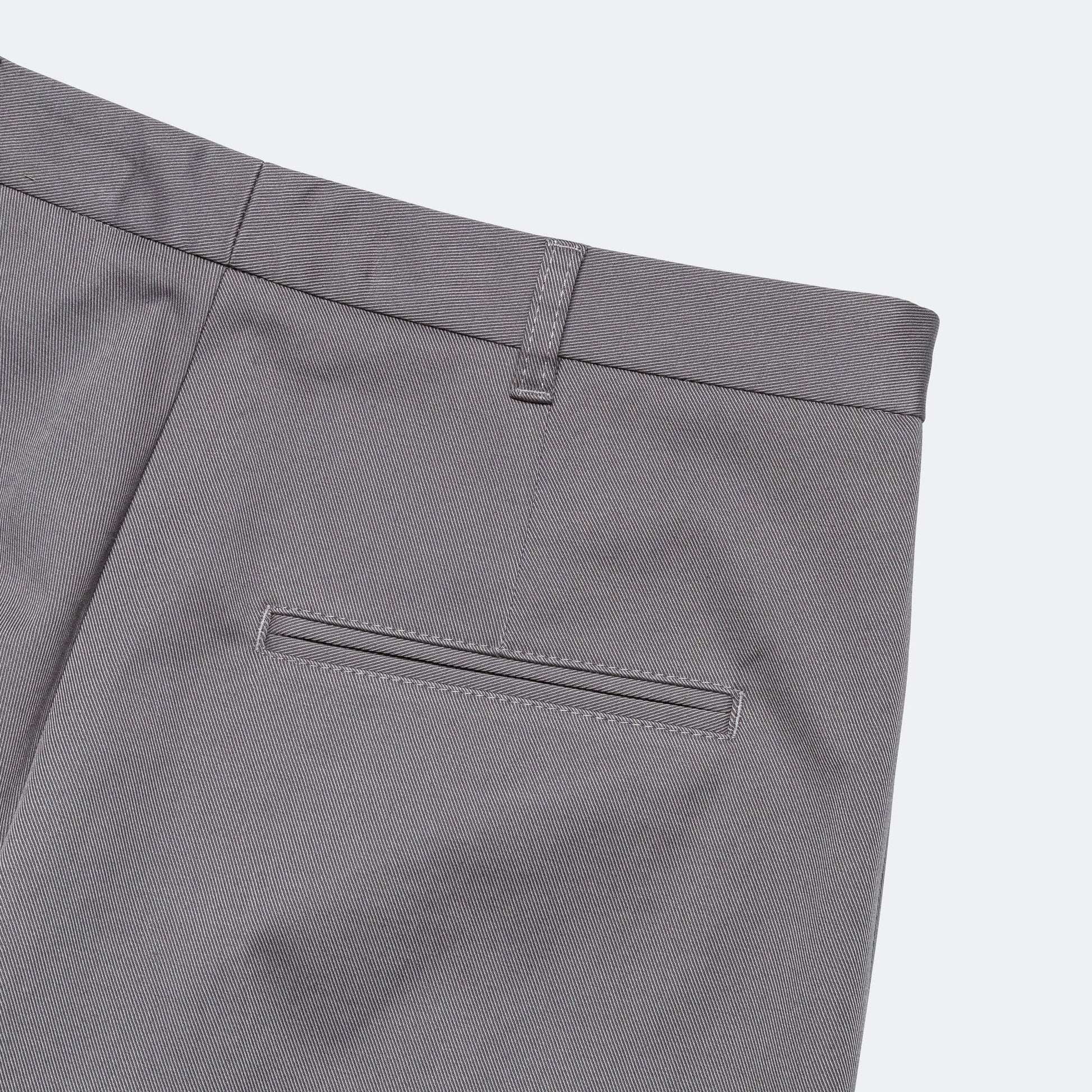 Gabardine Classic Trousers - Grey