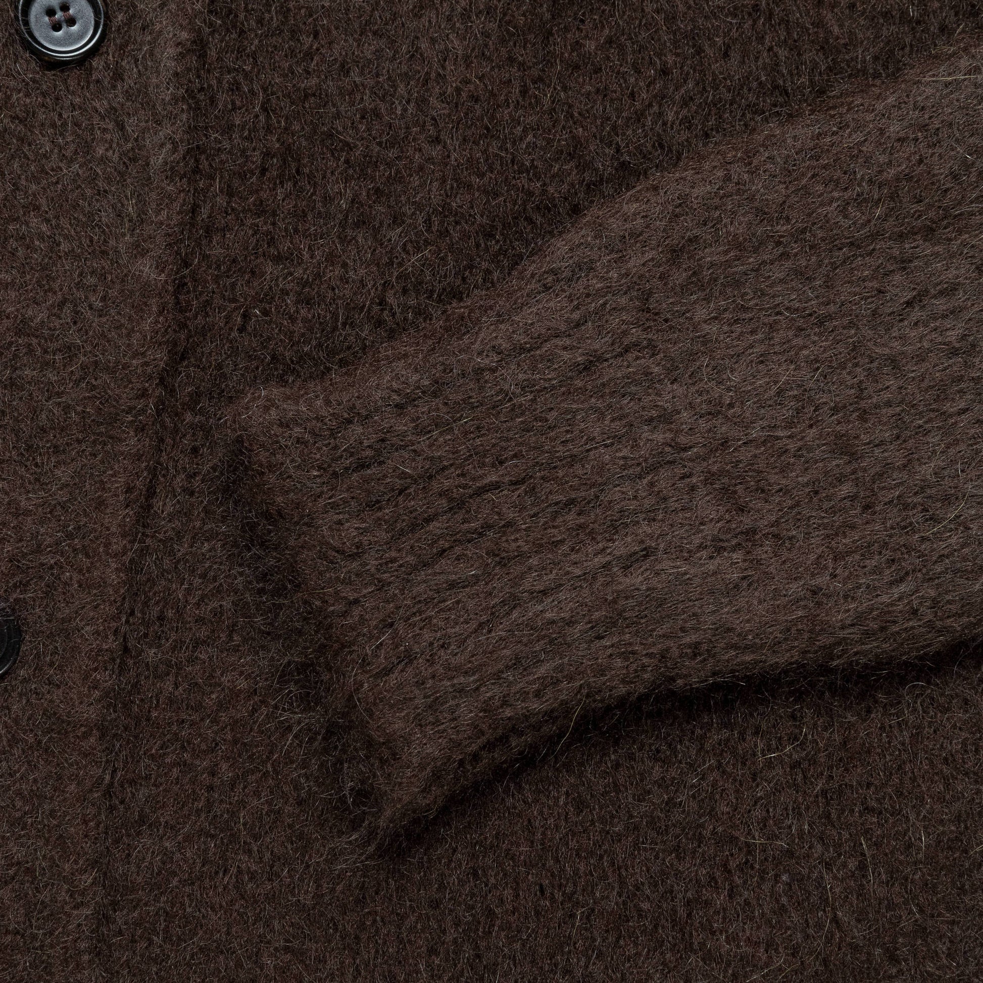 Mohair Cardigan - Brown