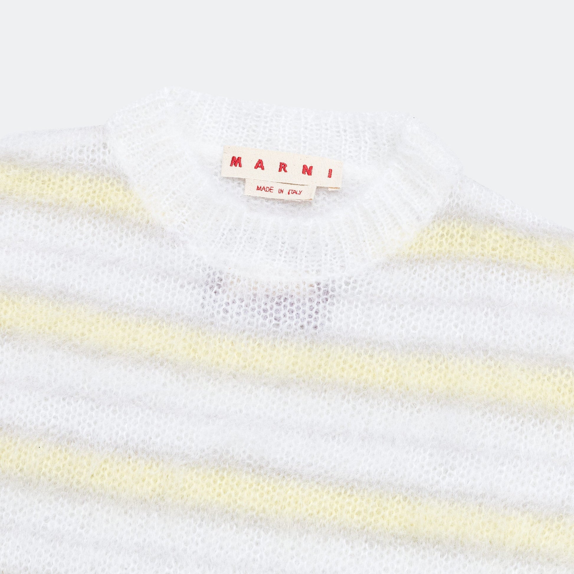 Striped Mohair Sweater - Blue