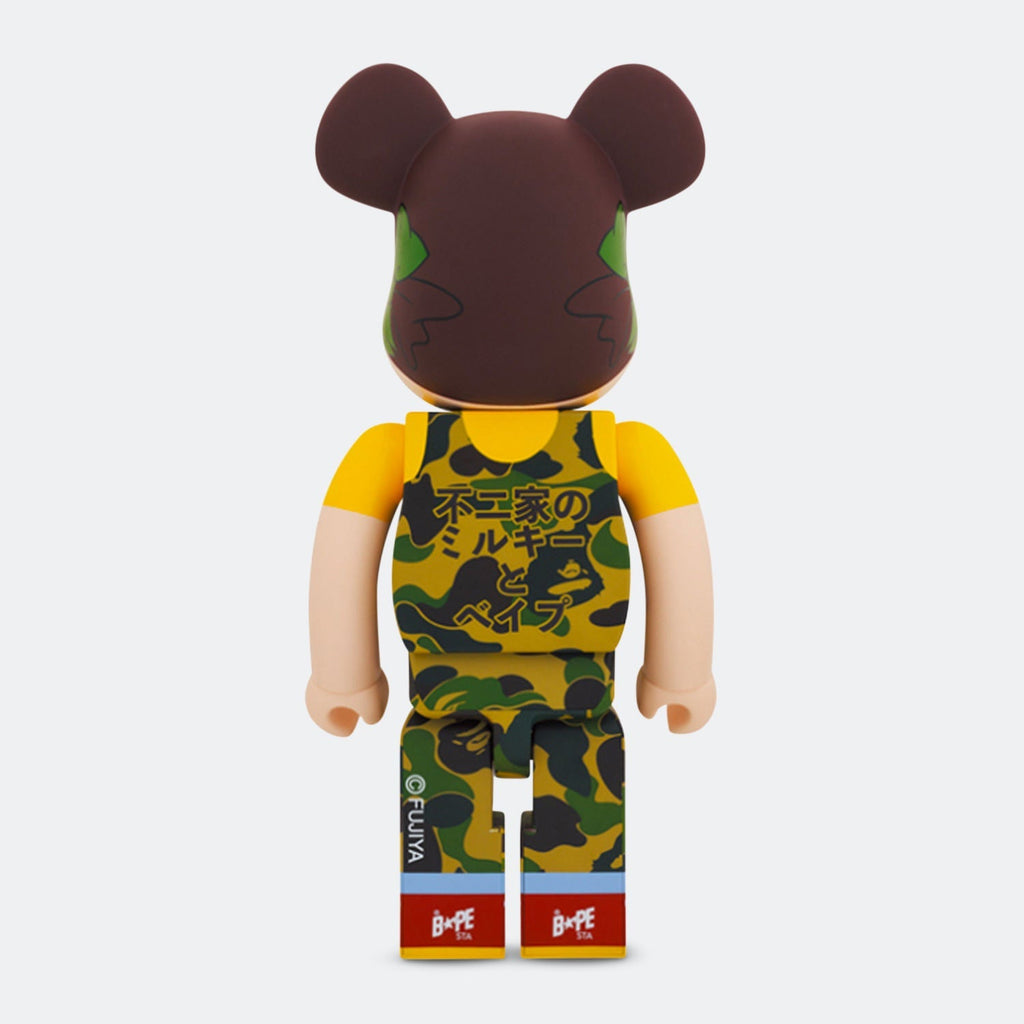 Be@rbrick Bape x Pekochan Green - 1000%