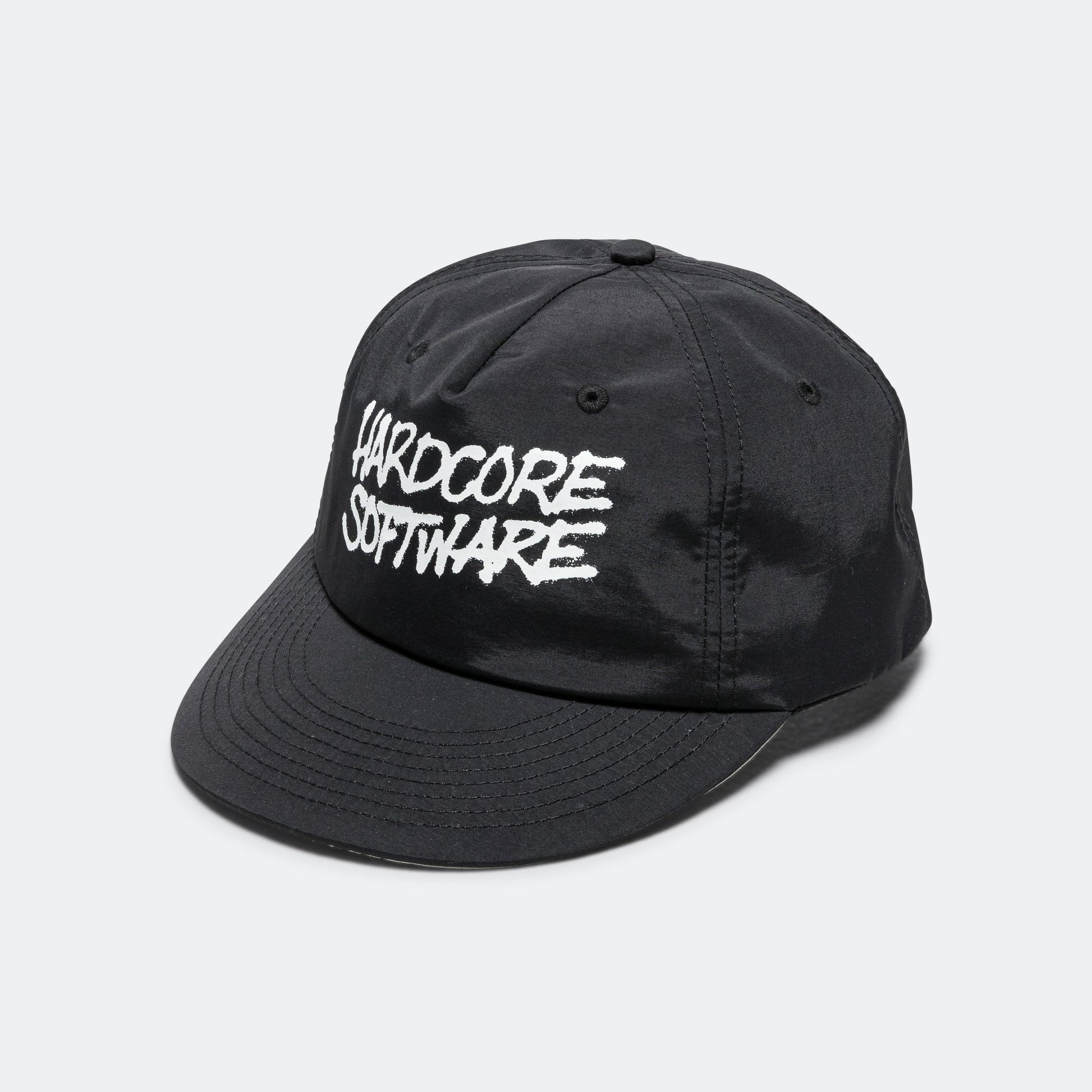 Hardcore Software 5-Panel Hat - Black