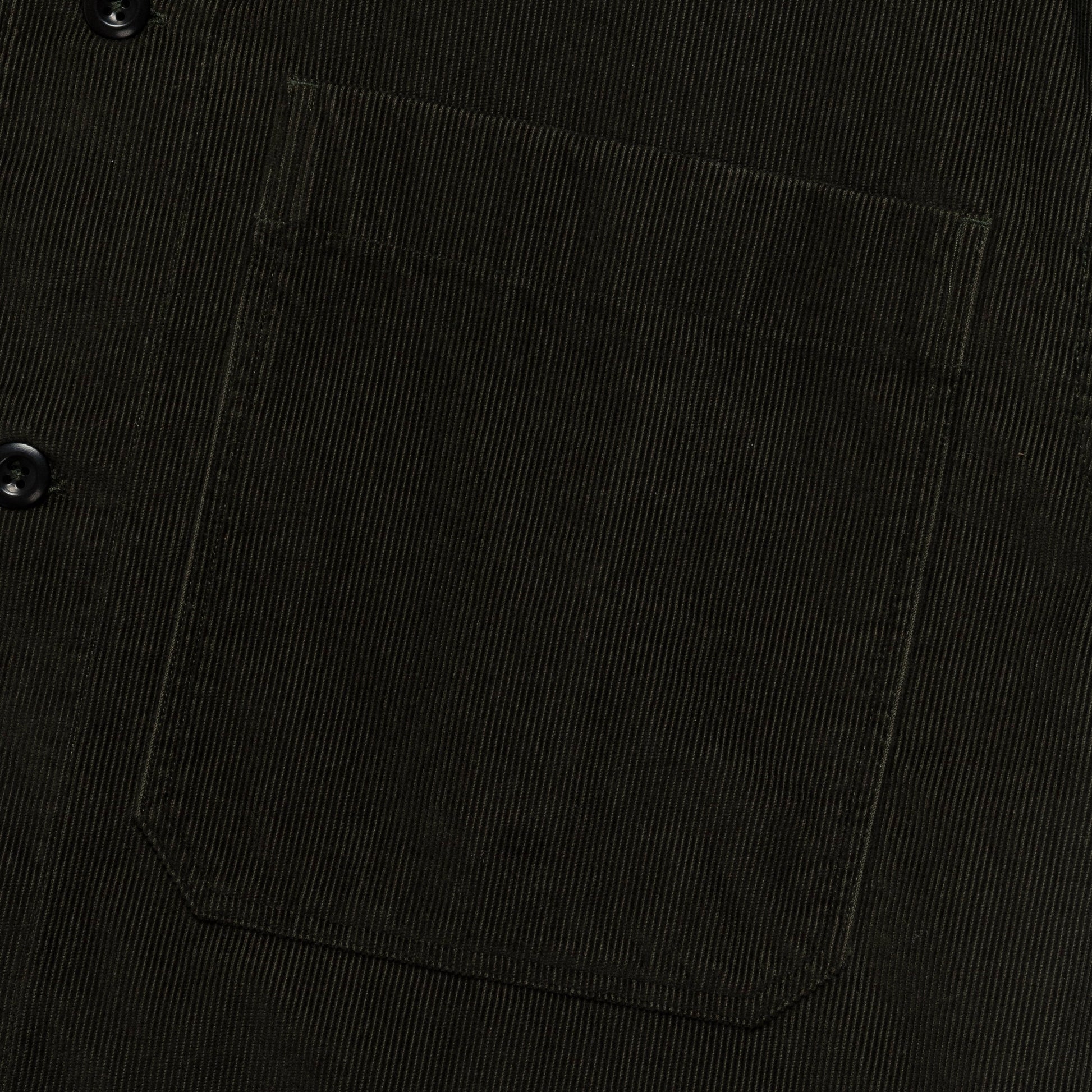Big Pocket Shirt - Forest Dry Cotton Needlecord