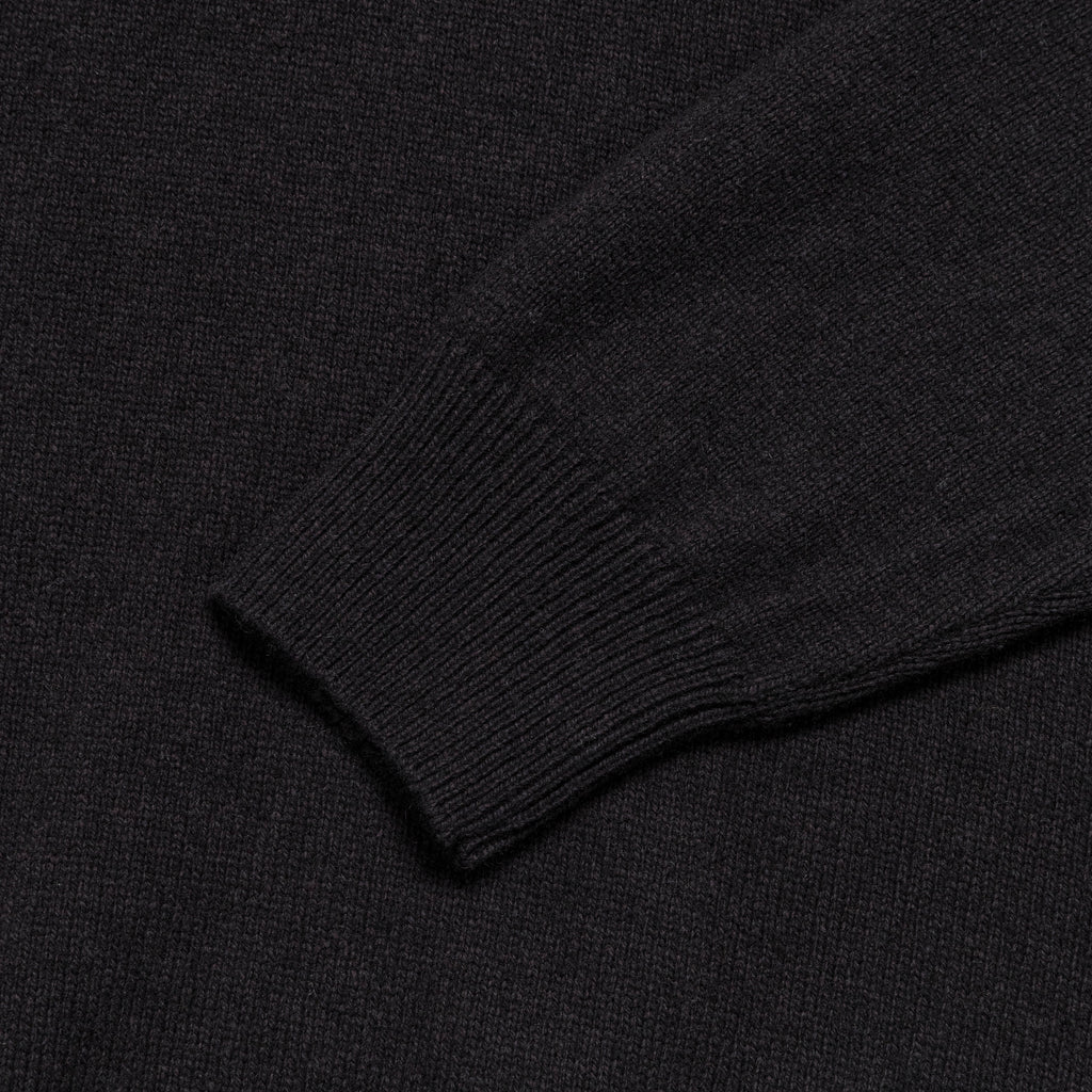 Crew Neck - Carbon Wool Cotton