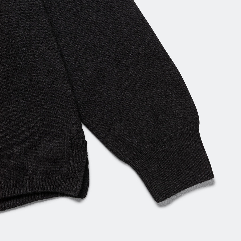 Crew Neck - Carbon Wool Cotton