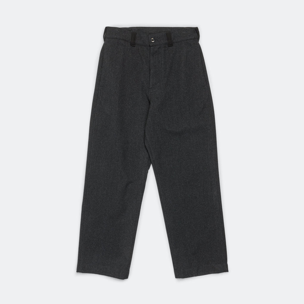 Firemans Trouser - Charcoal Wool Cotton Drill