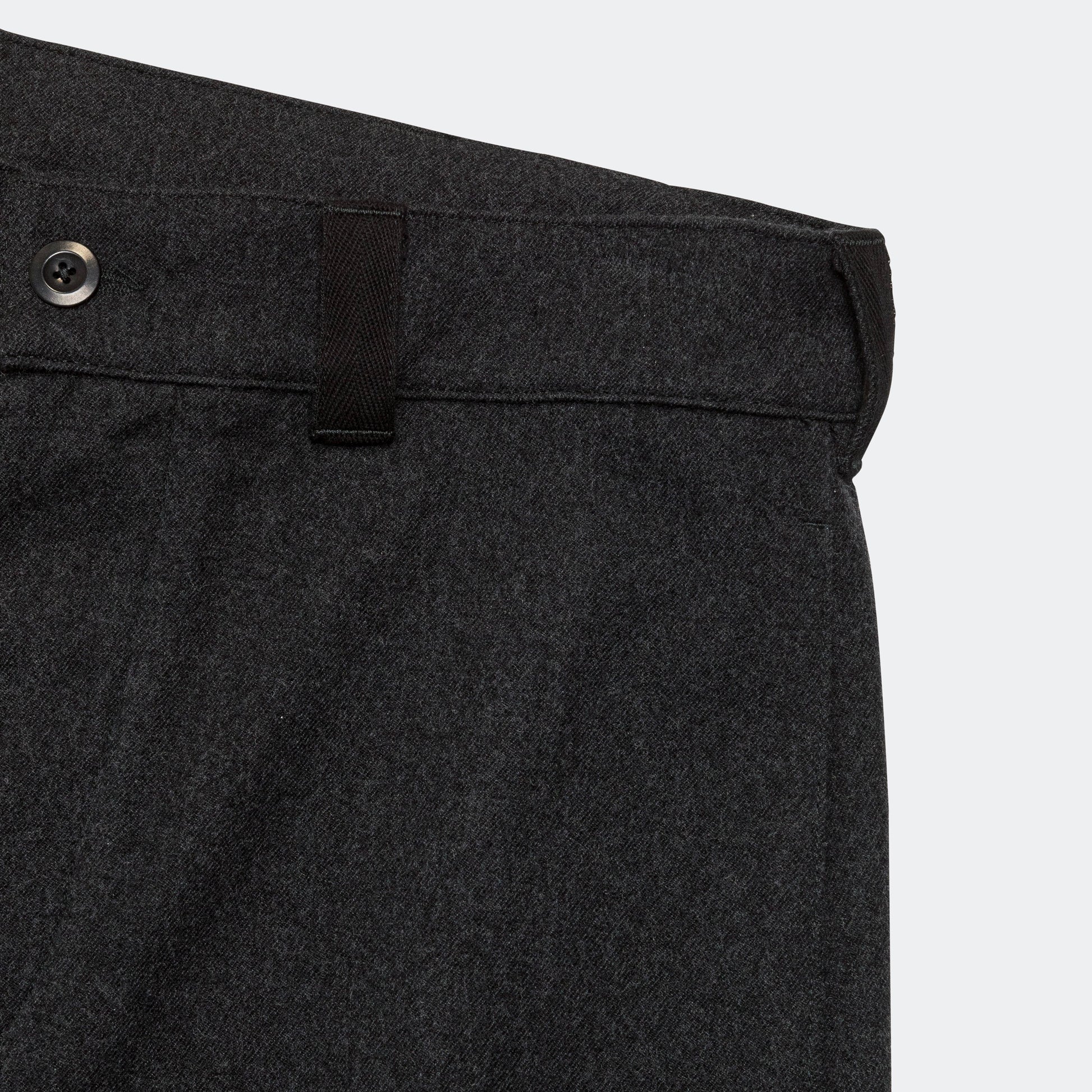 Firemans Trouser - Charcoal Wool Cotton Drill