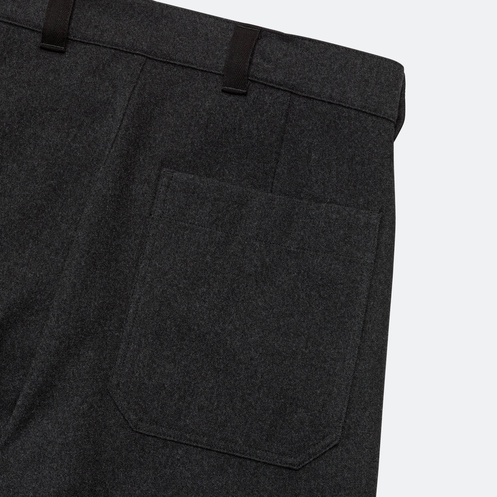 Firemans Trouser - Charcoal Wool Cotton Drill