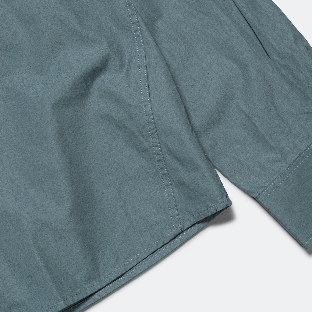 Overall Shirt - Dusty Blue Compact Cotton Poplin