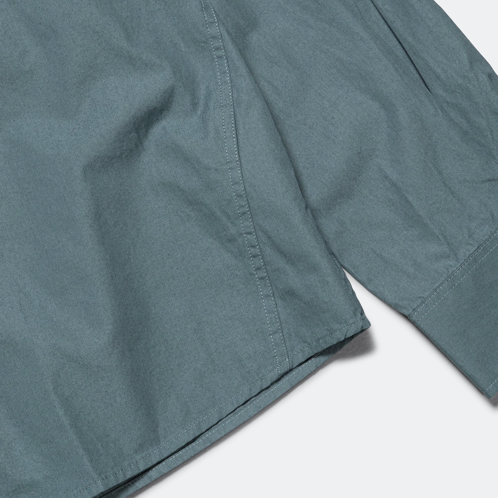 Overall Shirt - Dusty Blue Compact Cotton Poplin