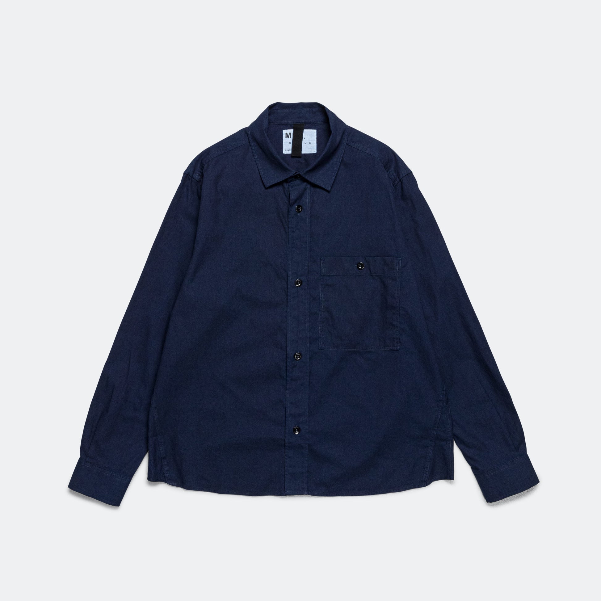 Overall Shirt - Indigo Cotton Plainweave