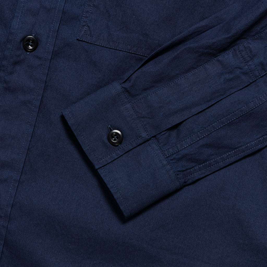 Overall Shirt - Indigo Cotton Plainweave