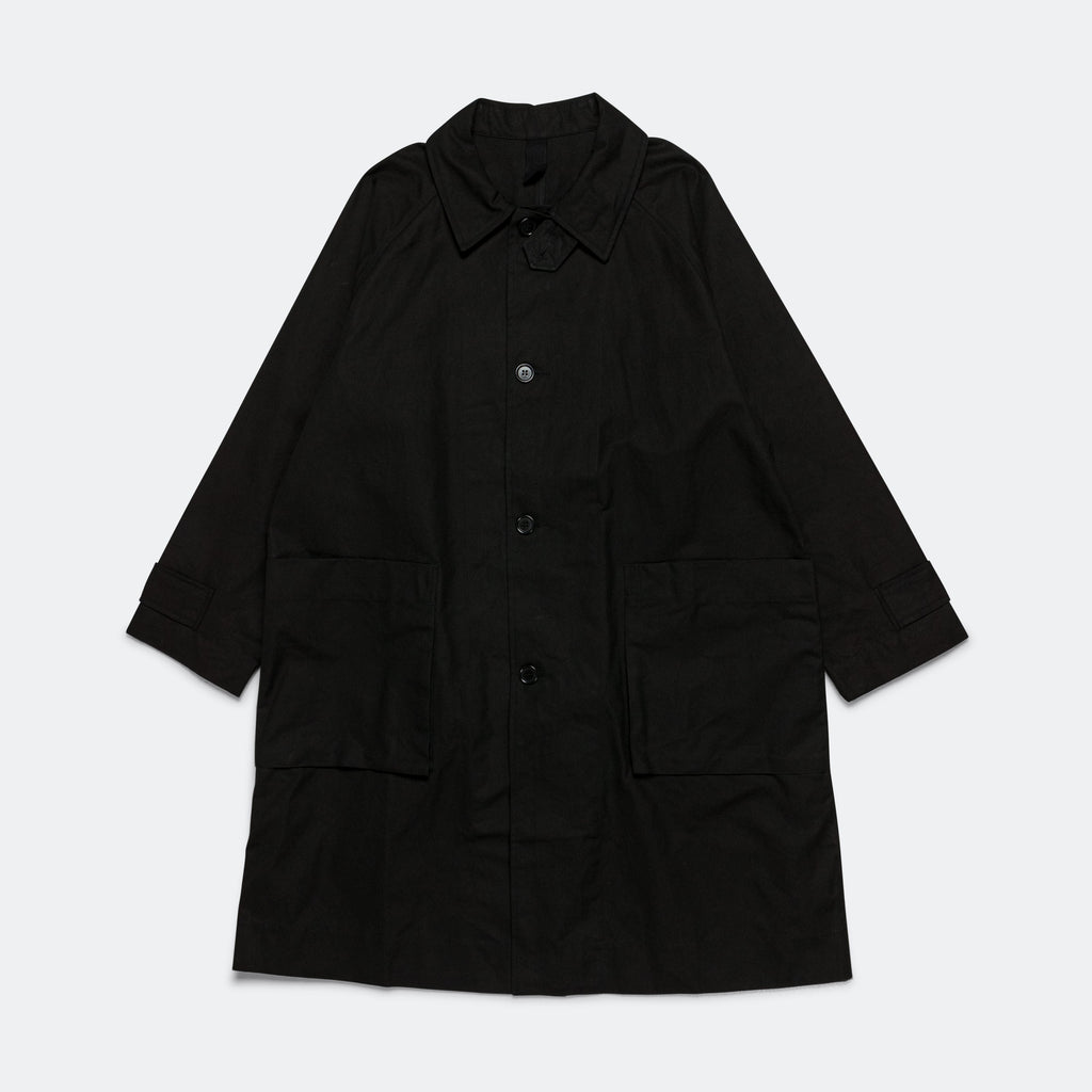 Railway Mac - Black Dry Cotton Canvas