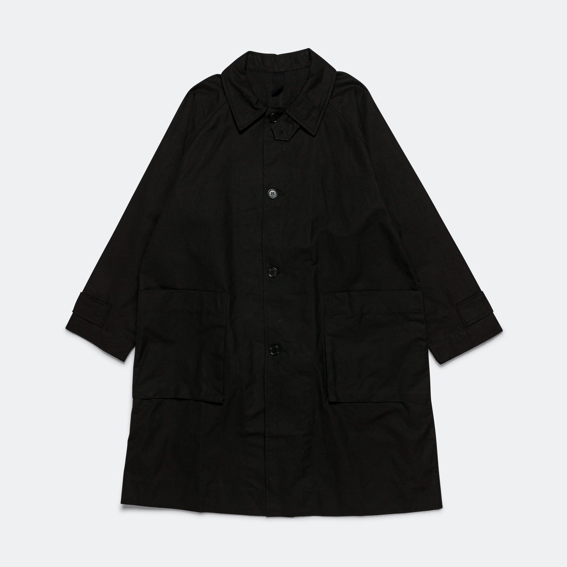 Railway Mac - Black Dry Cotton Canvas
