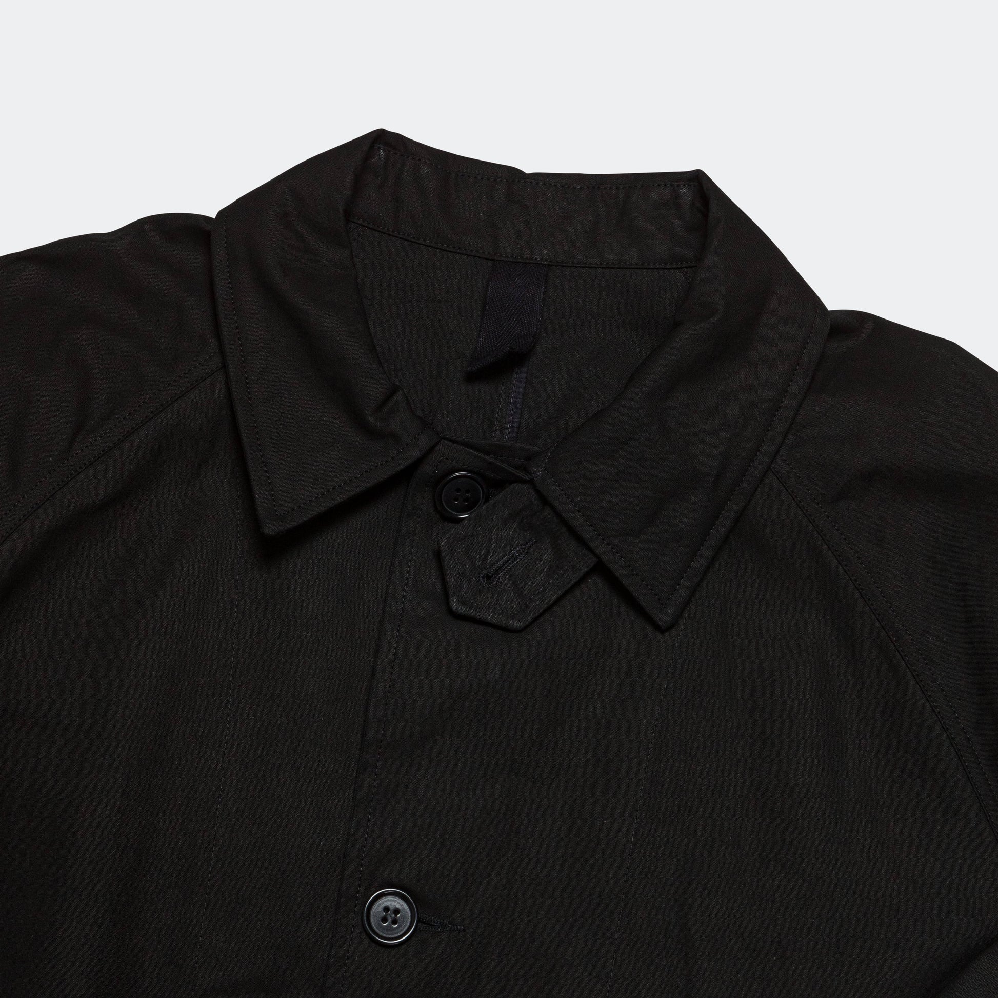 Railway Mac - Black Dry Cotton Canvas