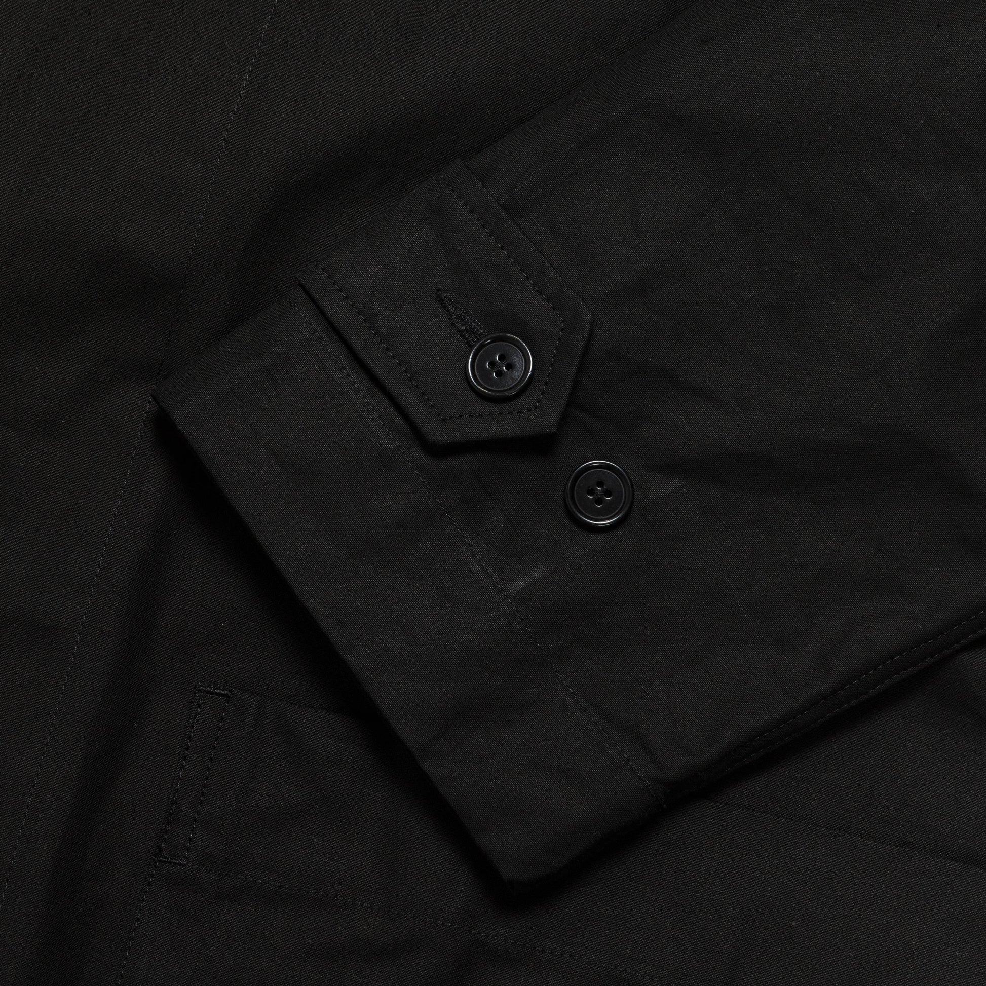 Railway Mac - Black Dry Cotton Canvas
