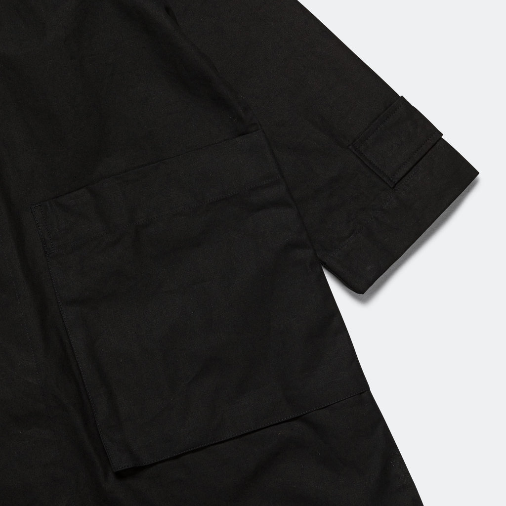 Railway Mac - Black Dry Cotton Canvas
