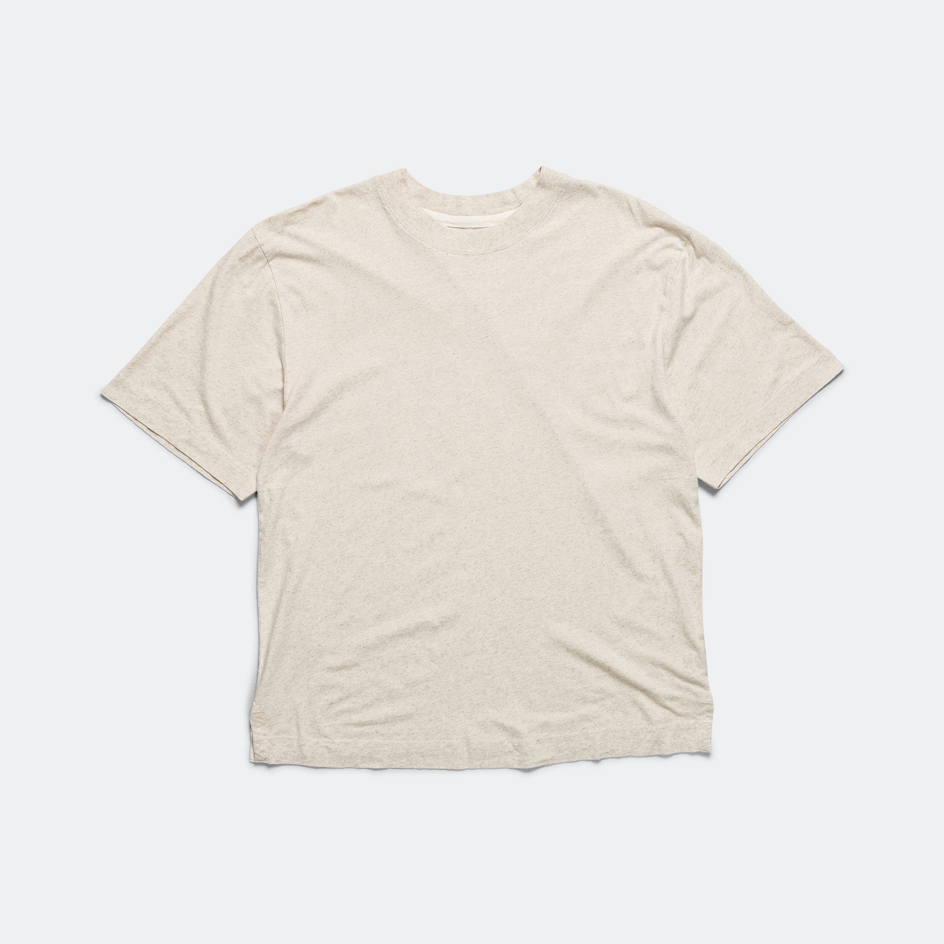 Simple T-shirt - Natural Organic Cotton Linen Jersey
