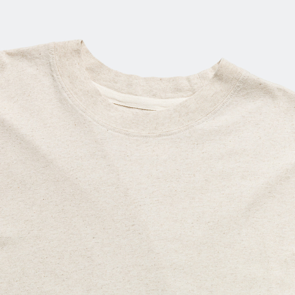 Simple T-shirt - Natural Organic Cotton Linen Jersey