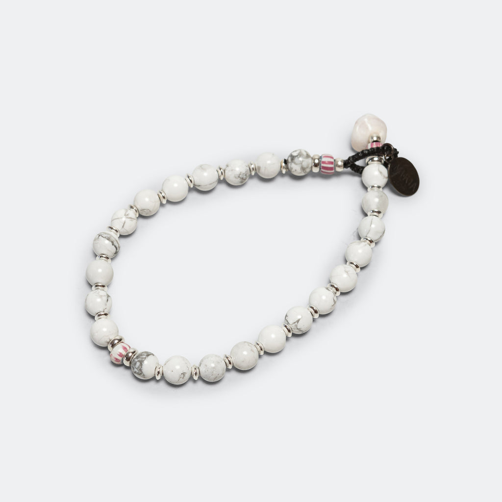 6mm Stone Bracelet - Howlite