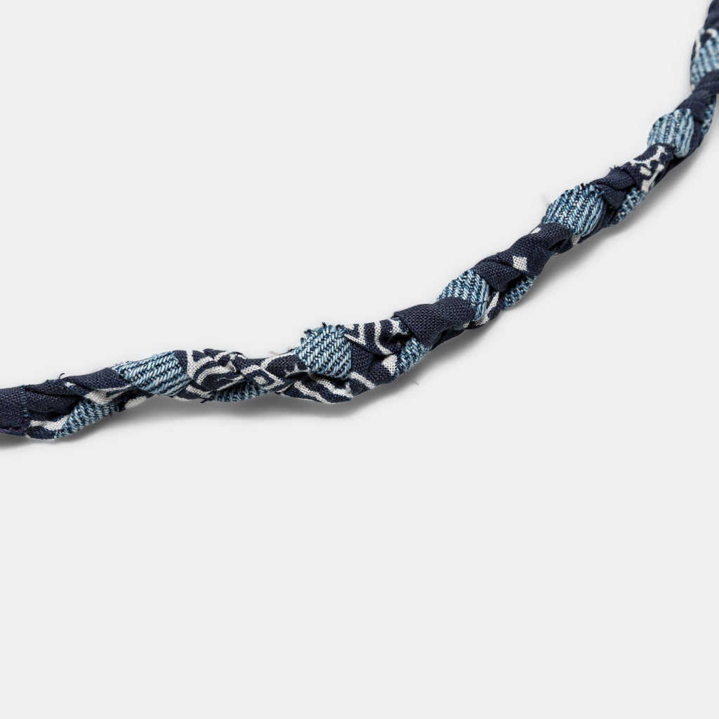 Vintage Denim/Bandana Bracelet - Navy