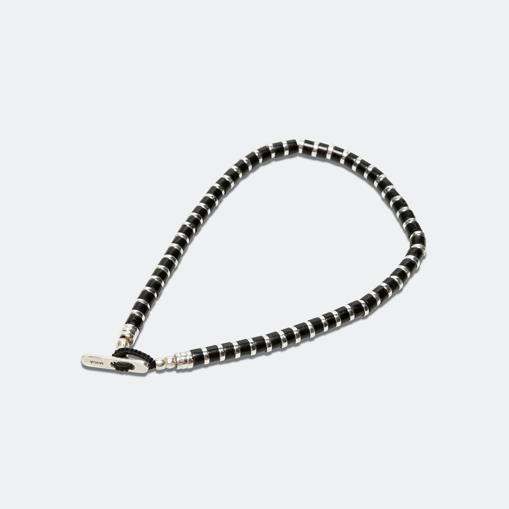 Heishi Hematite Bracelet - Jet Stone