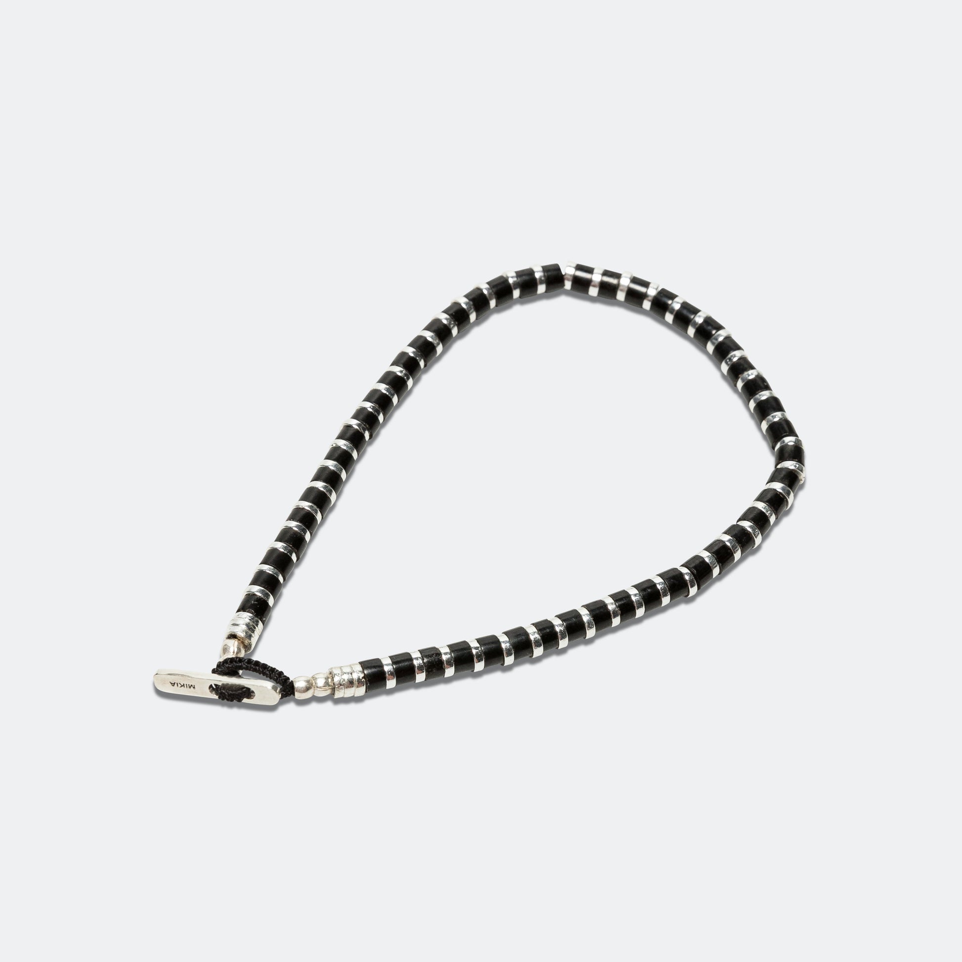 Heishi Hematite Bracelet - Jet Stone