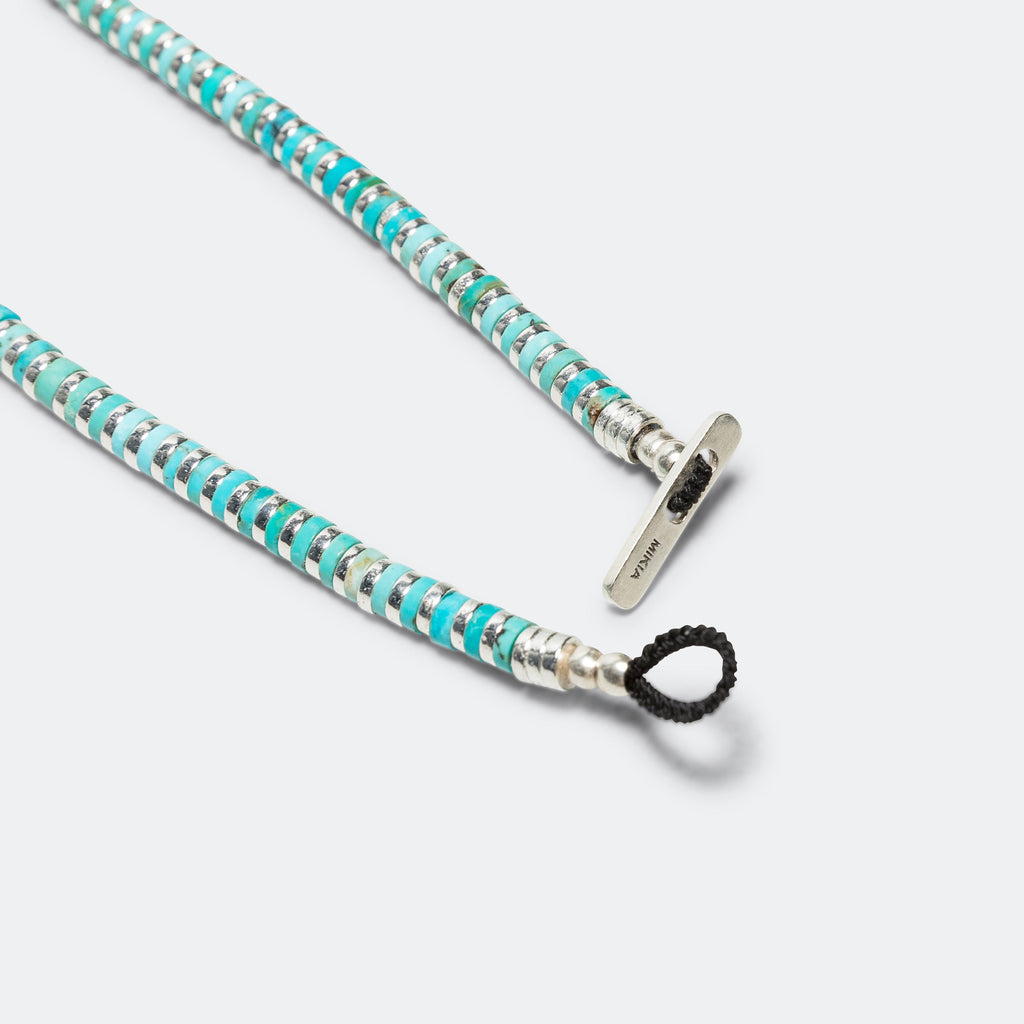 Heishi Hematite Bracelet - Turquoise