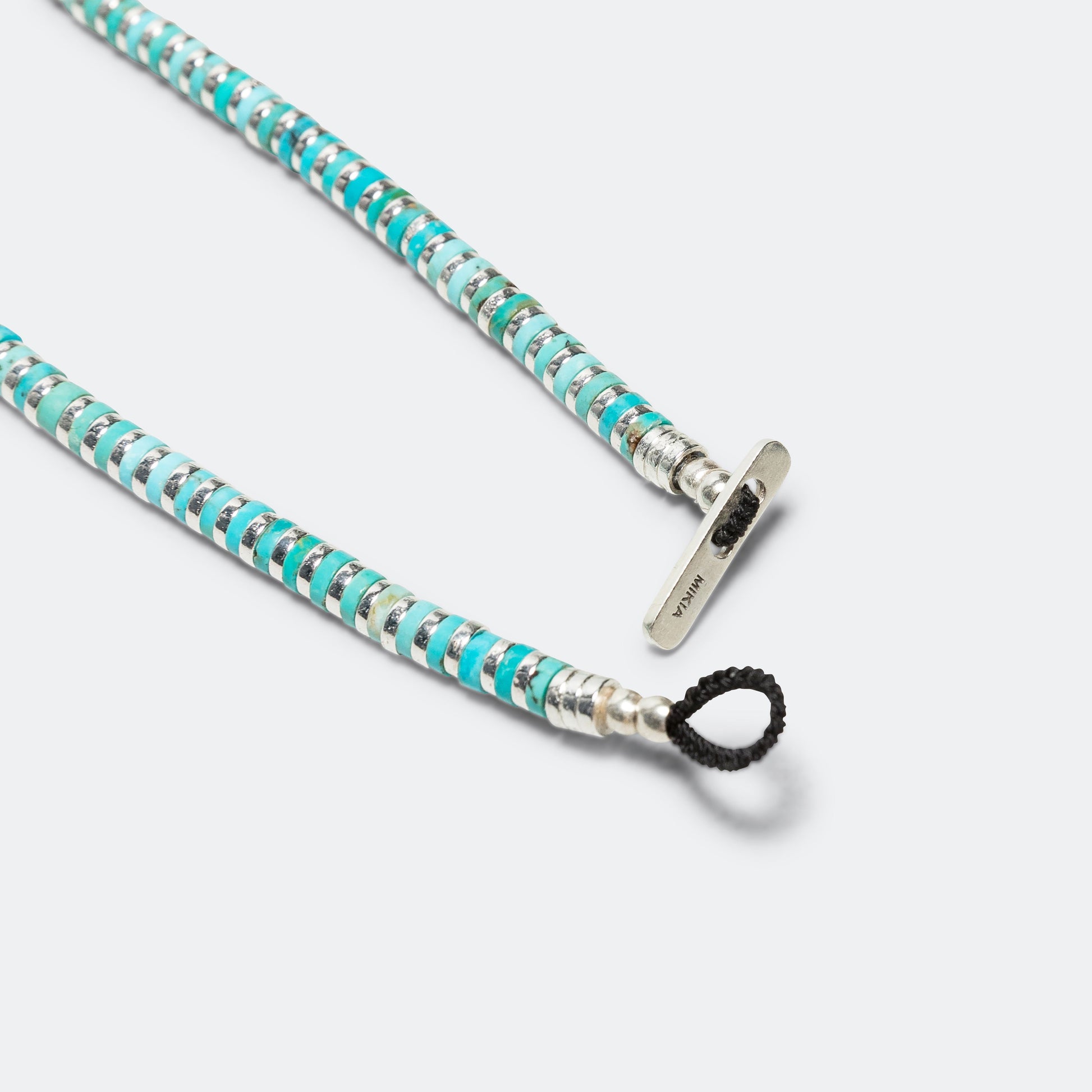 Heishi Hematite Bracelet - Turquoise