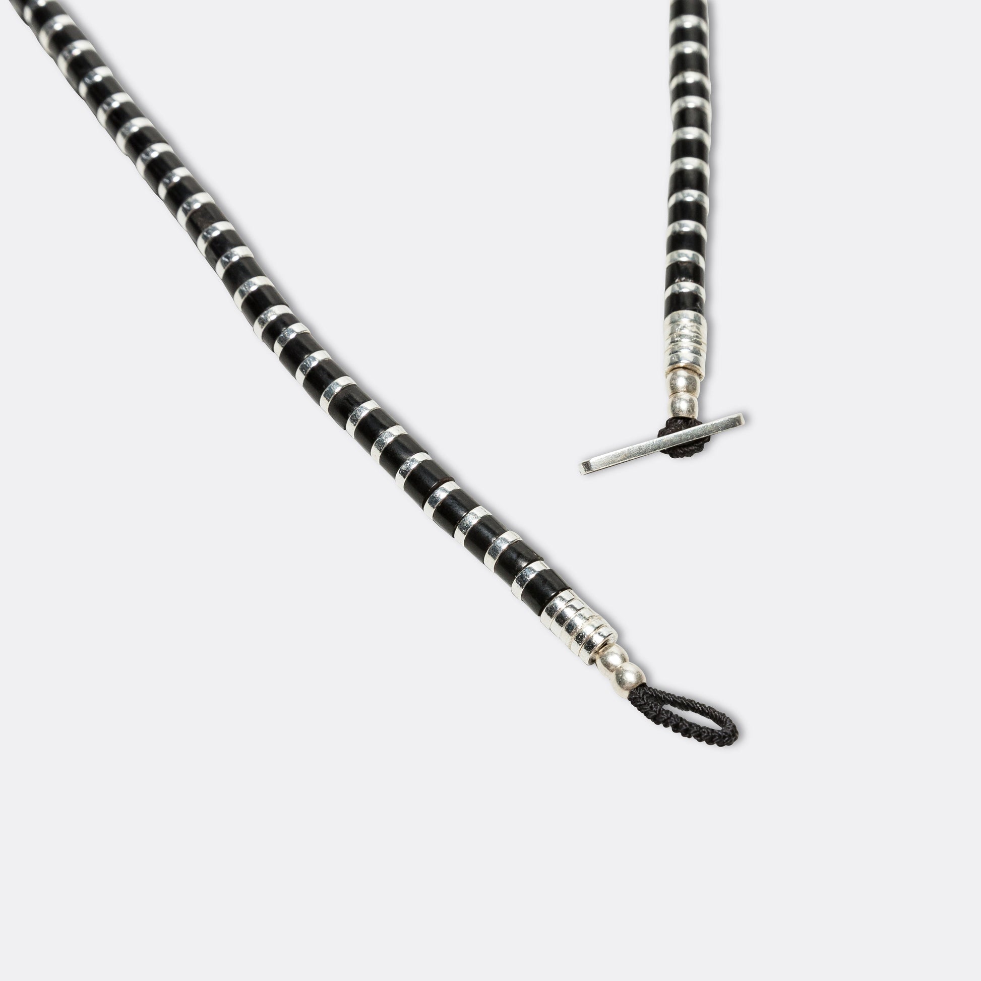 Heishi Hematite Necklace - Jet Stone