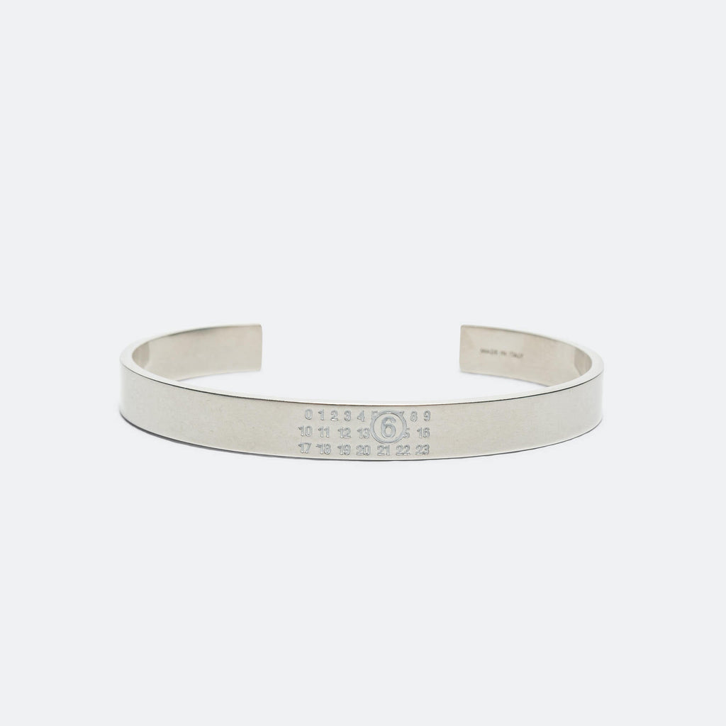 Minimal Cut Bracelet - Silver Toned Brass