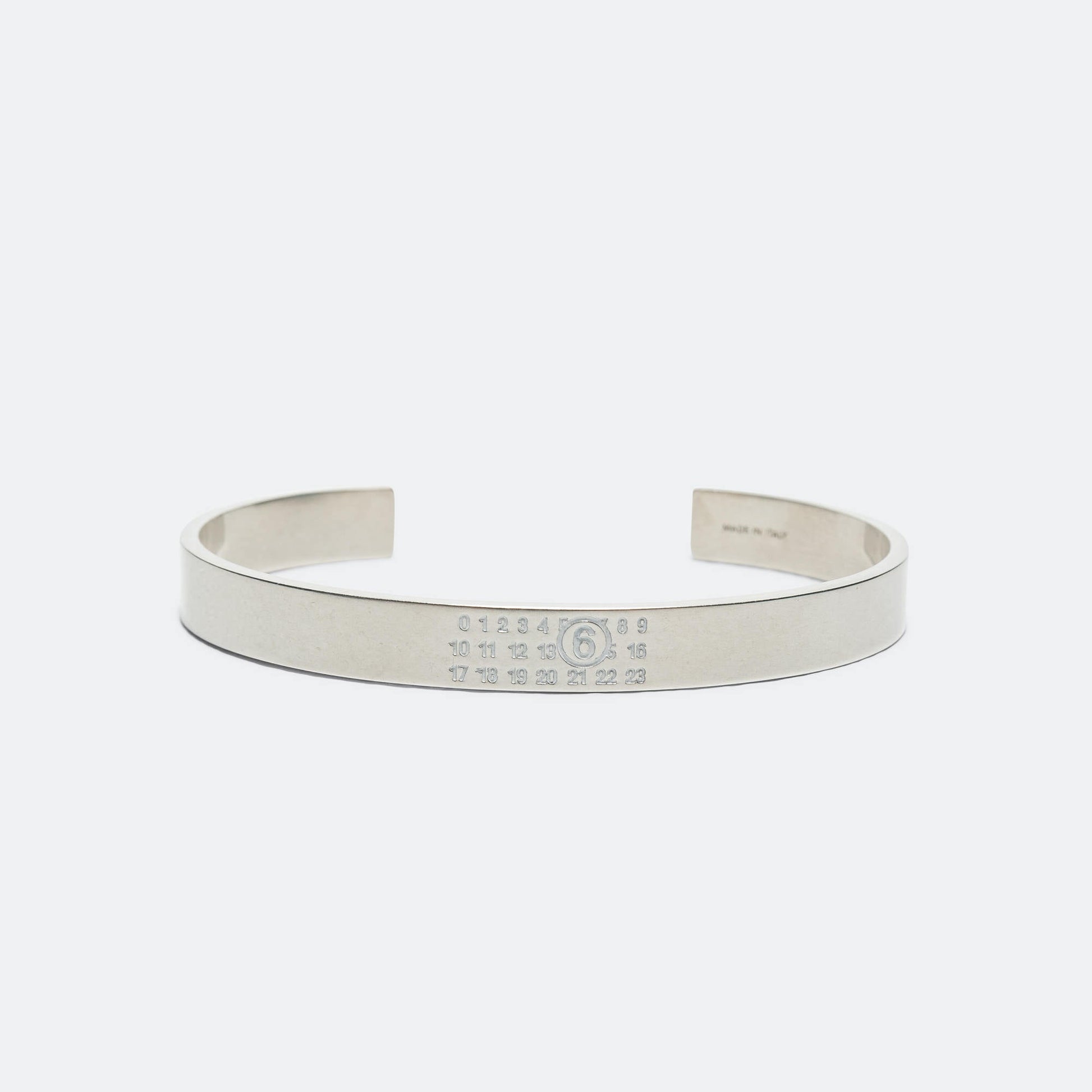 Minimal Cut Bracelet - Silver Toned Brass