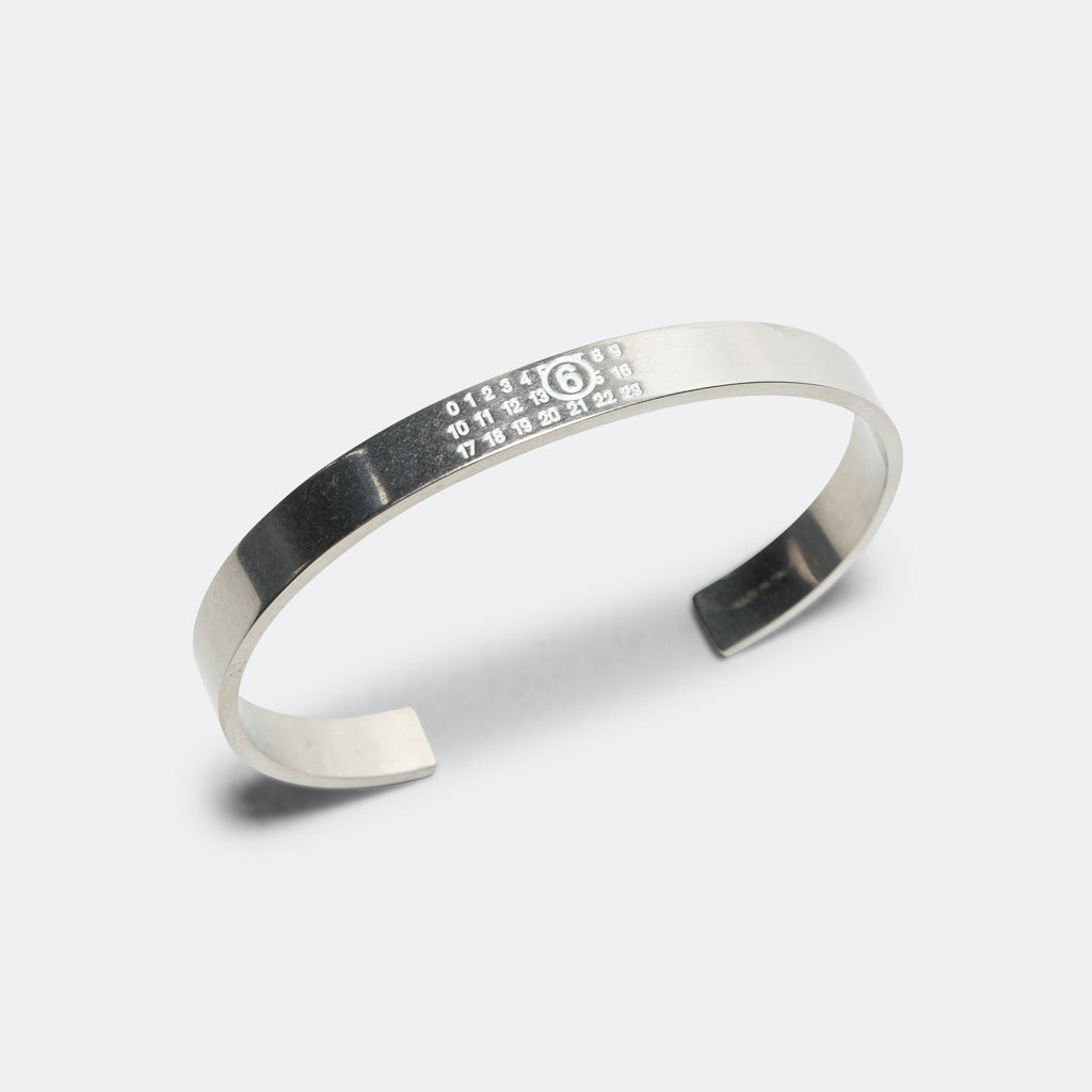 Minimal Cut Bracelet - Silver Toned Brass