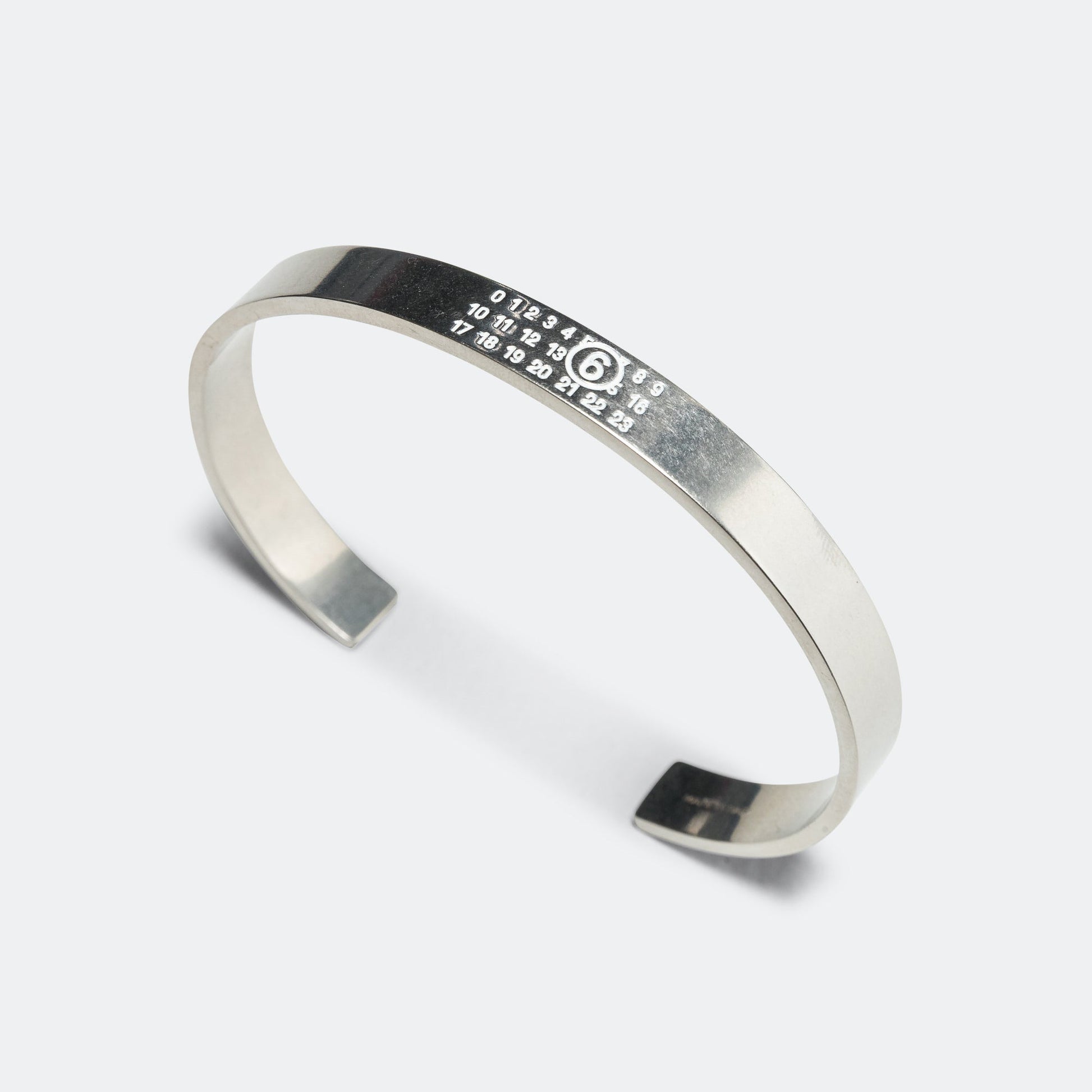 Minimal Cut Bracelet - Silver Toned Brass