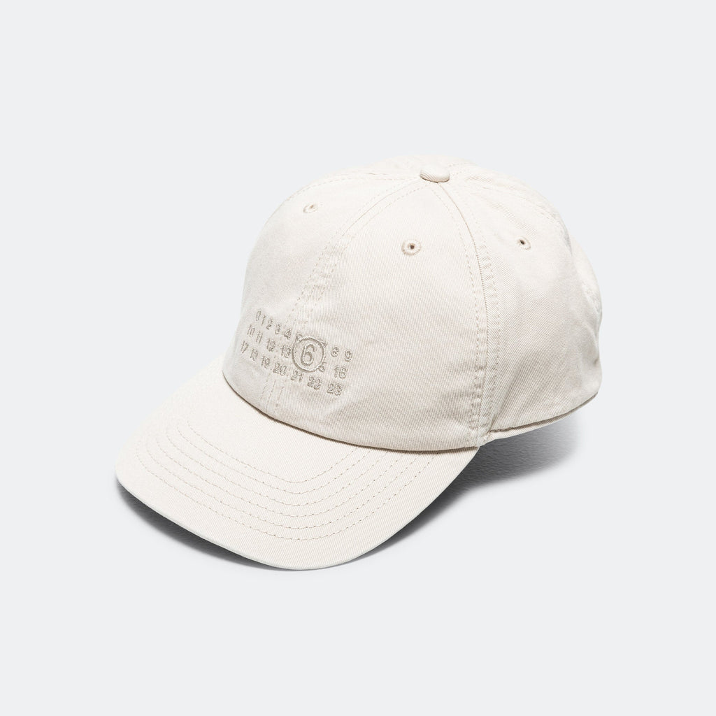 Numeric Signature Cap - Ivory