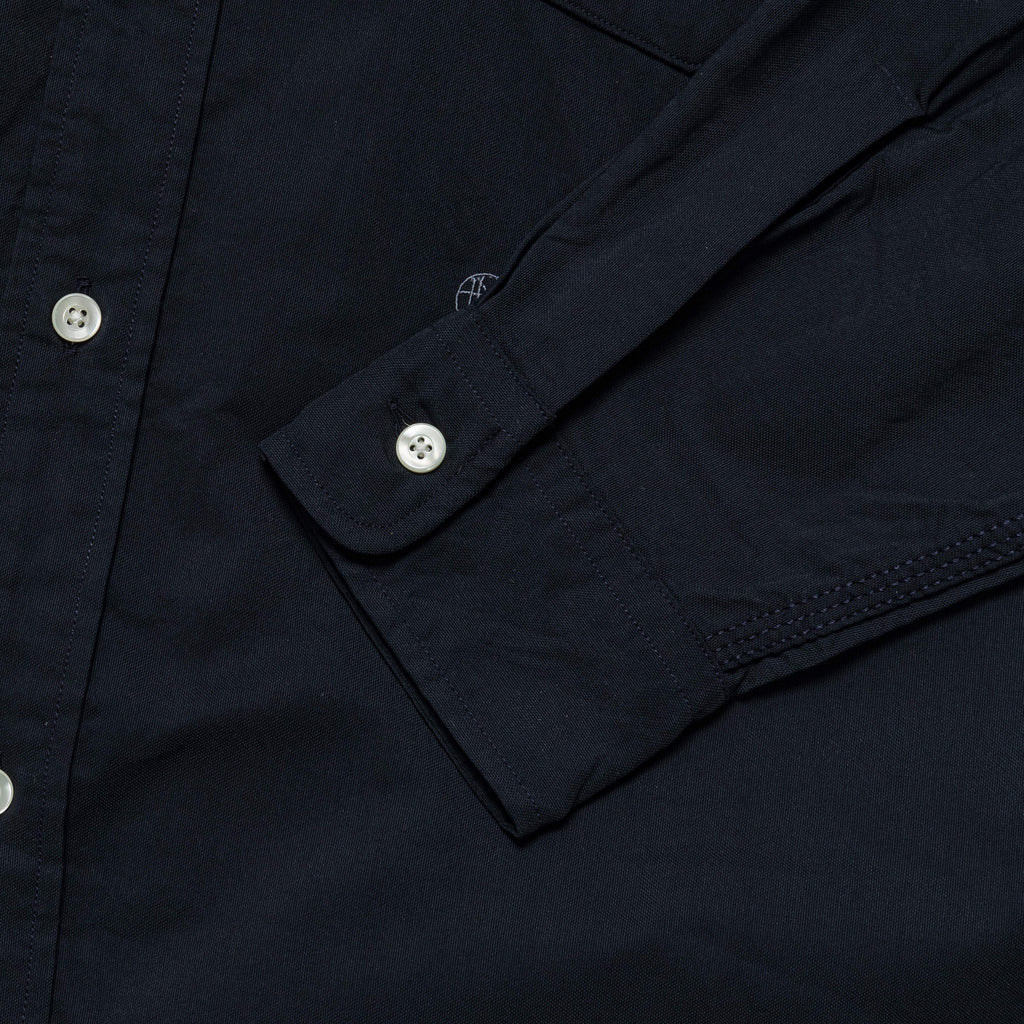 Button Down Wind Shirt - Dark Navy
