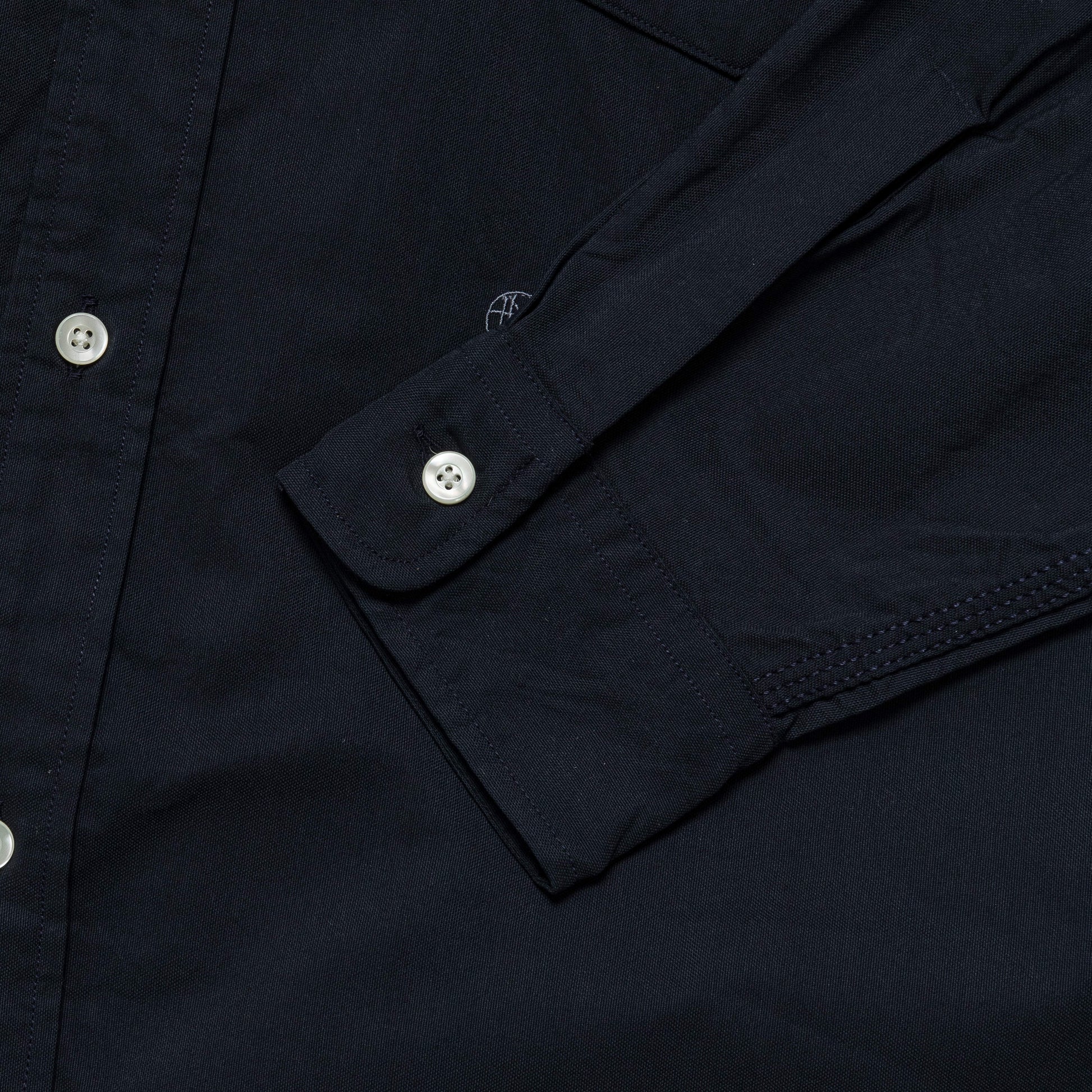 Button Down Wind Shirt - Dark Navy