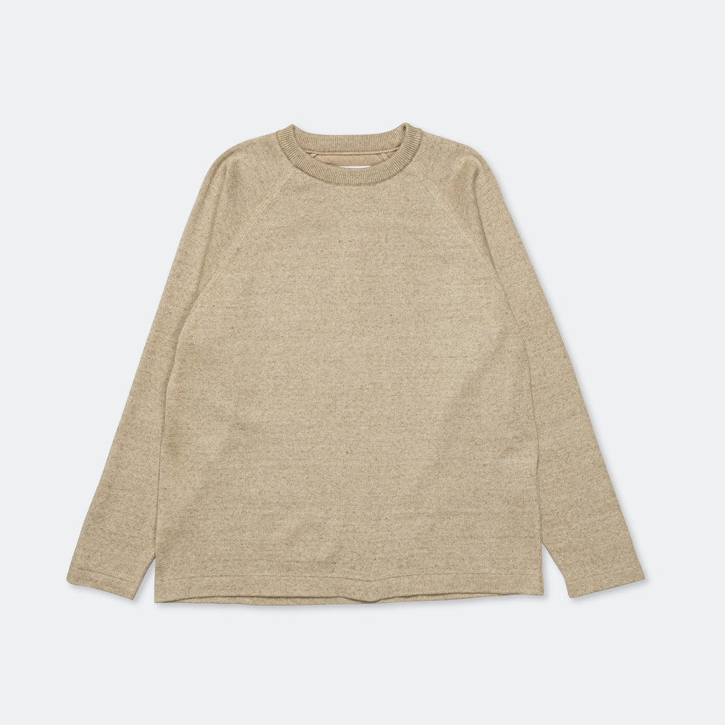 Cotton Cashmere Sweater - Beige