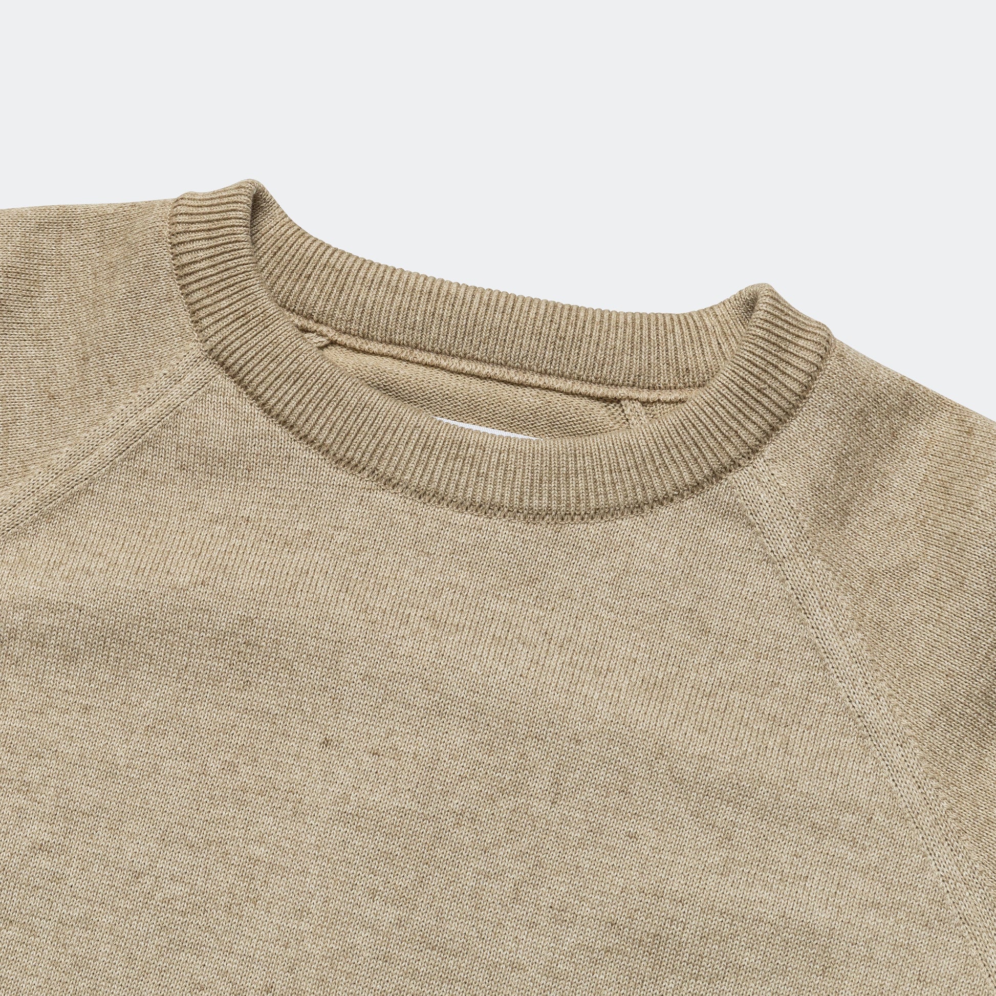 Cotton Cashmere Sweater - Beige