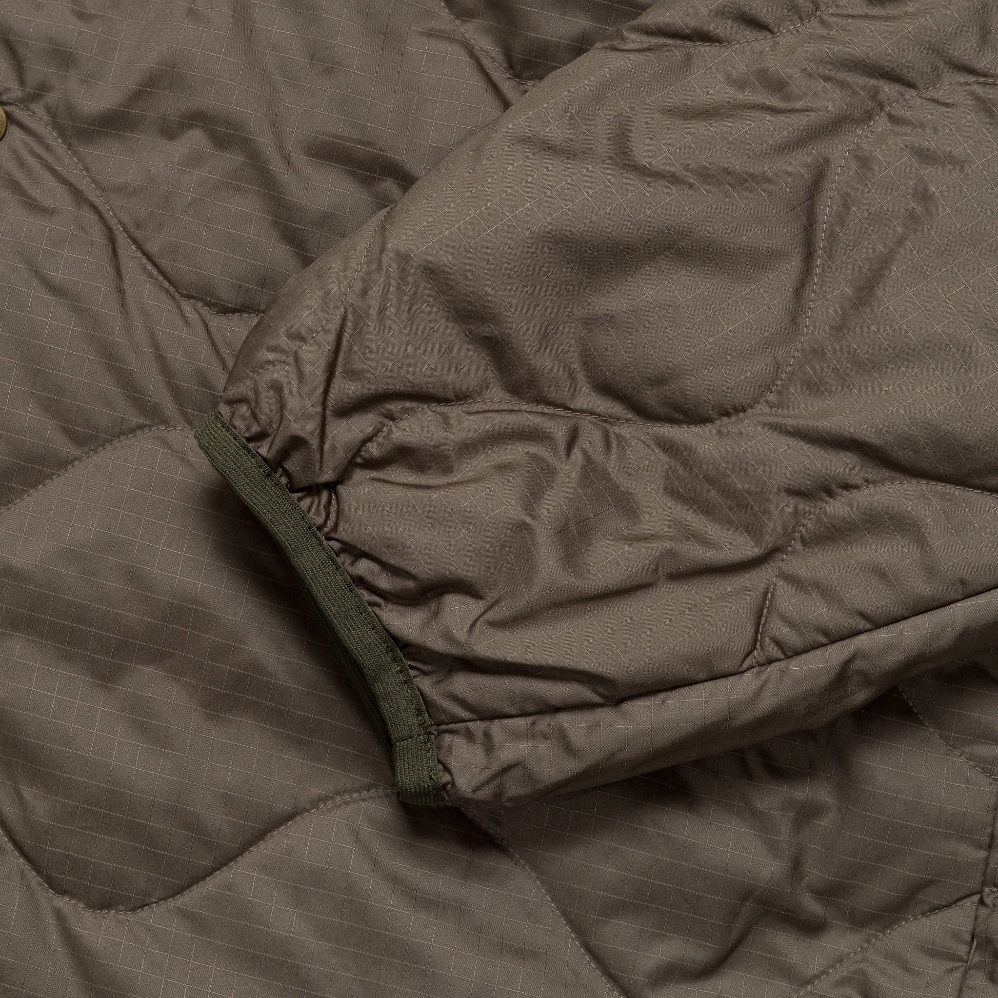 Reversible Down Cardigan - Khaki Beige