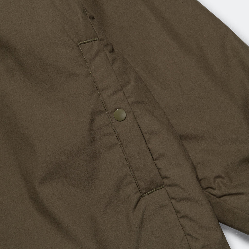 Reversible Down Cardigan - Khaki Beige
