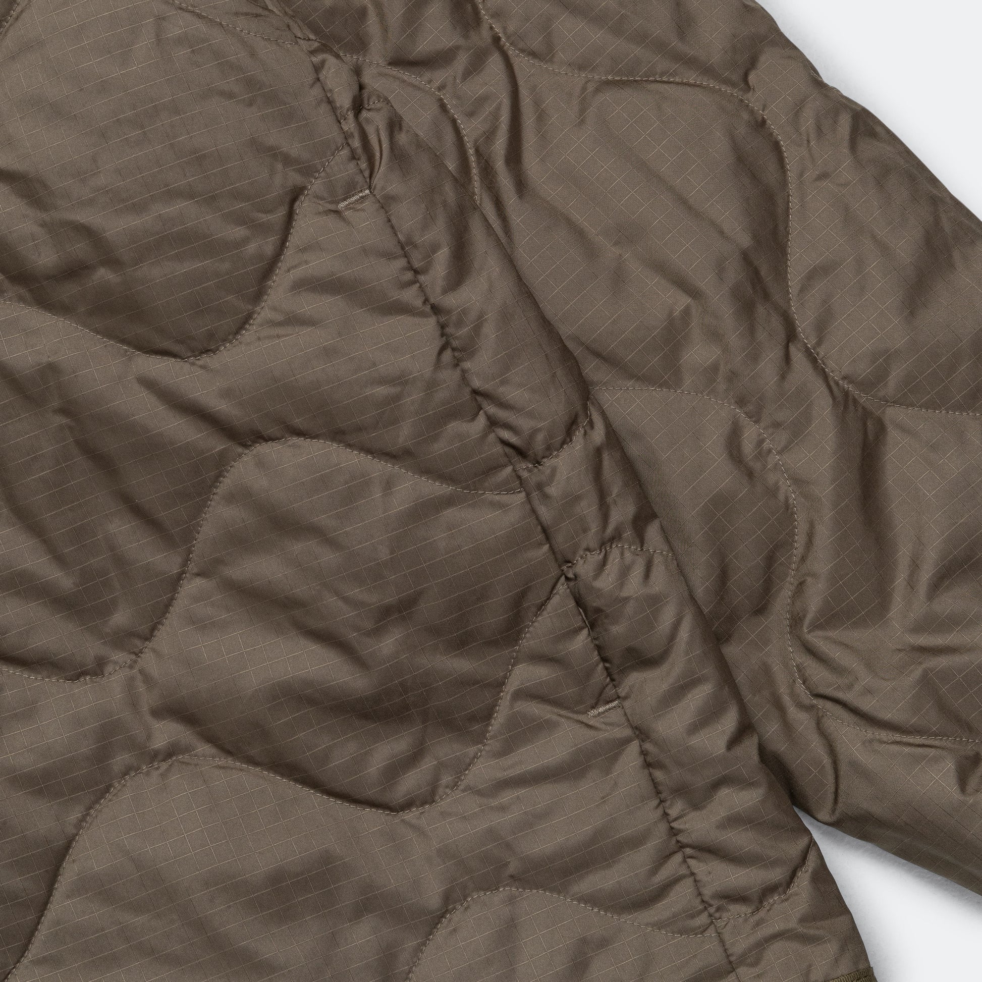 Reversible Down Cardigan - Khaki Beige