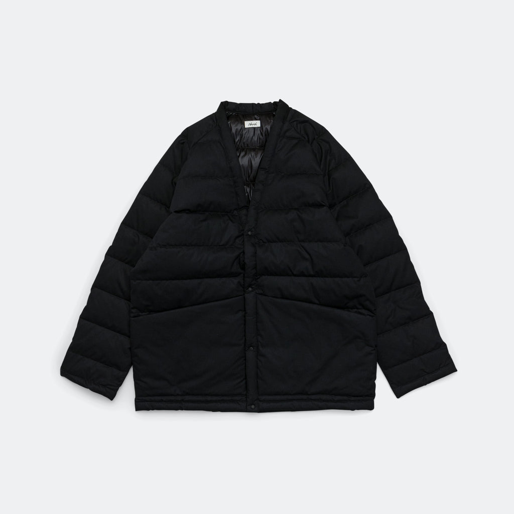 Cotton Peach Down Hanten - Black