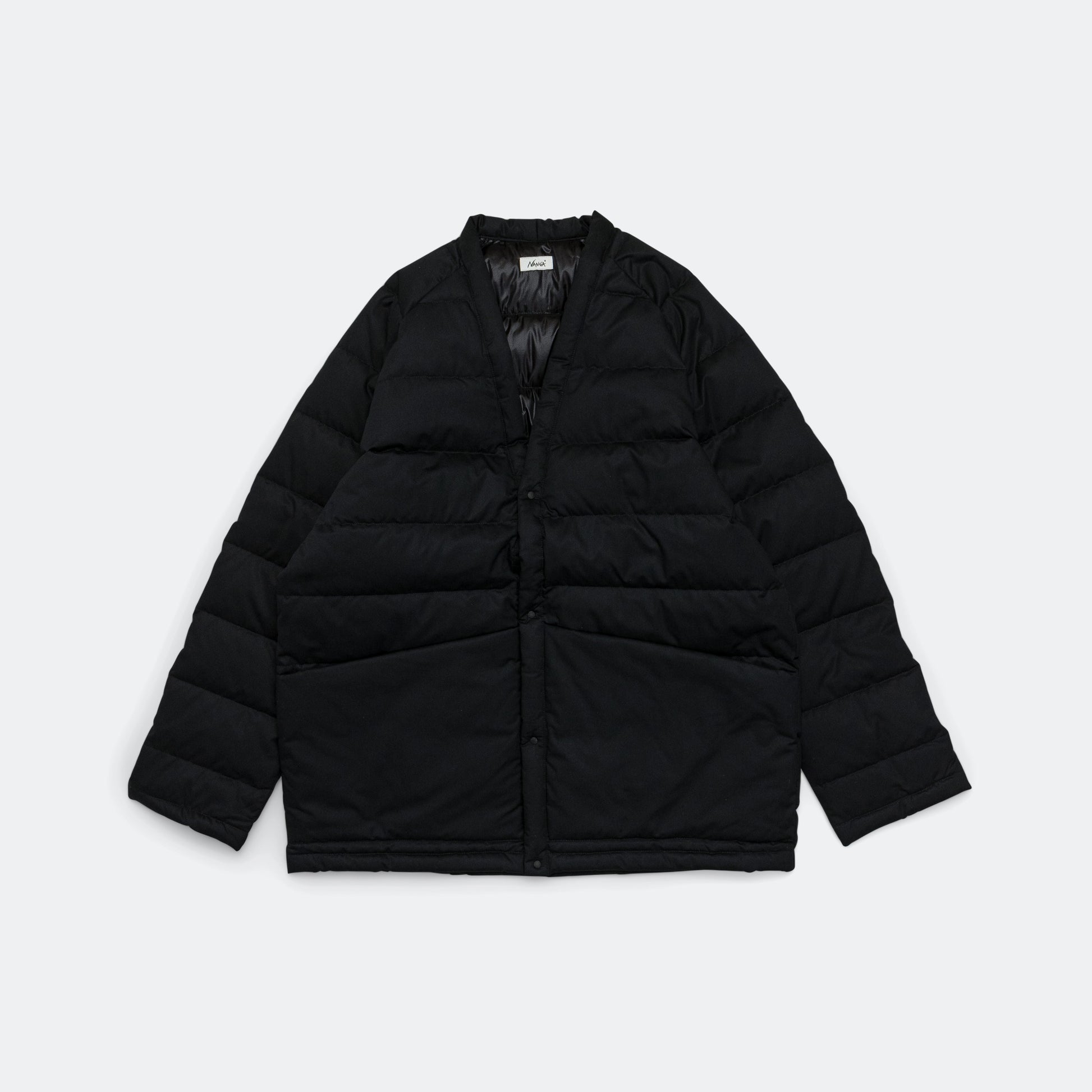 Cotton Peach Down Hanten - Black