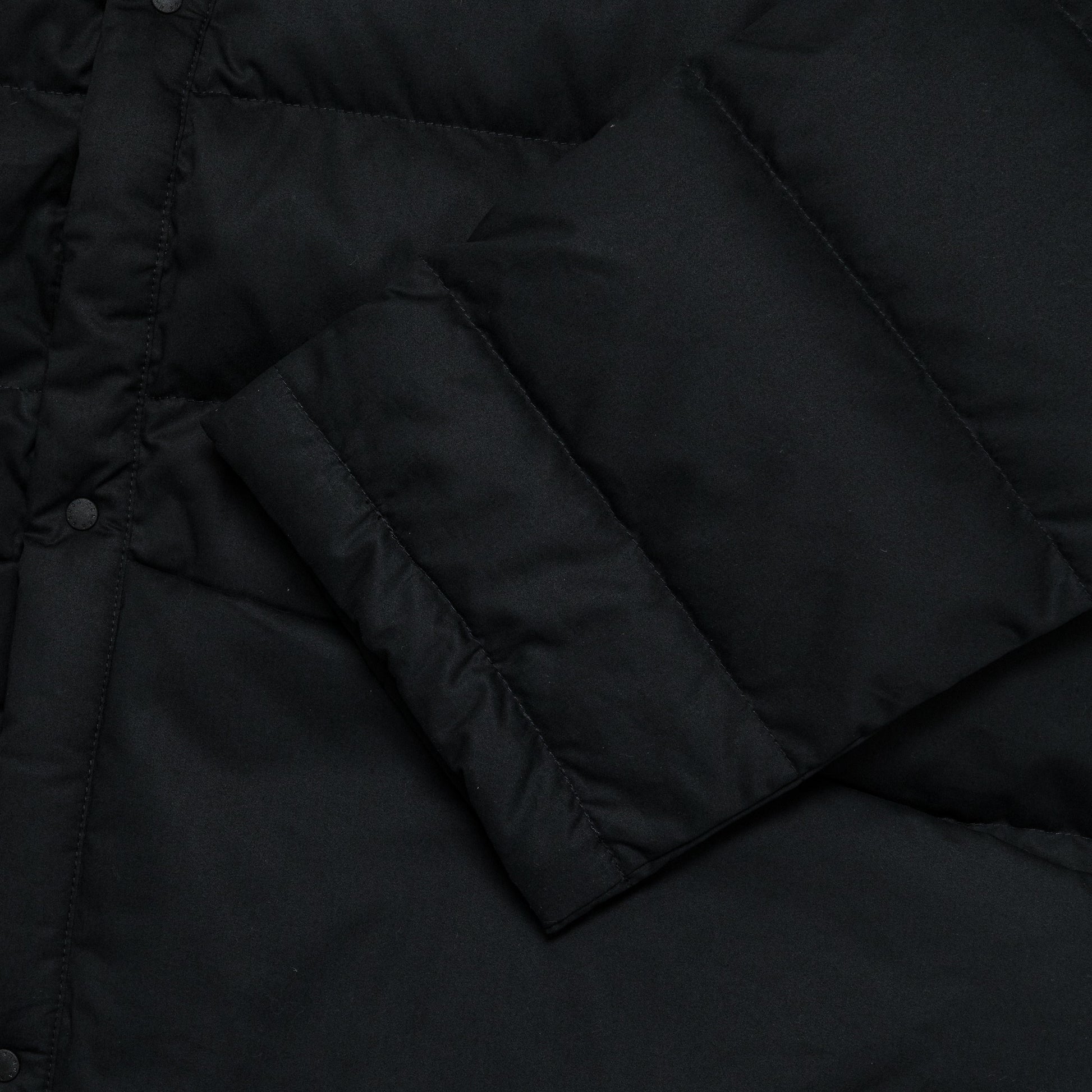 Cotton Peach Down Hanten - Black