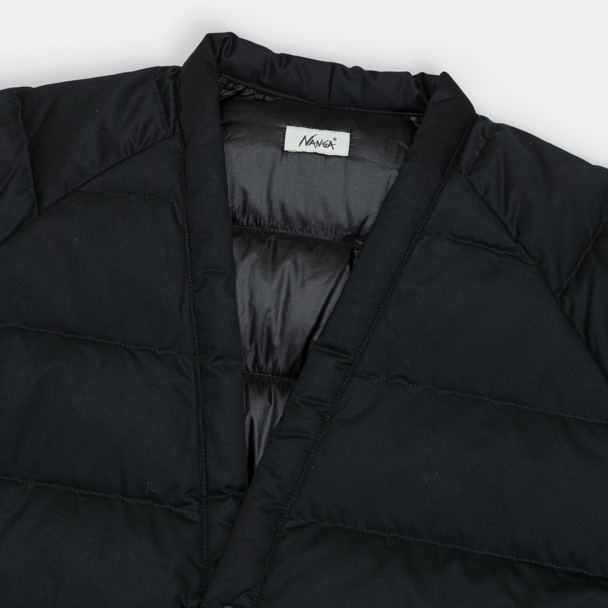 Cotton Peach Down Hanten - Black